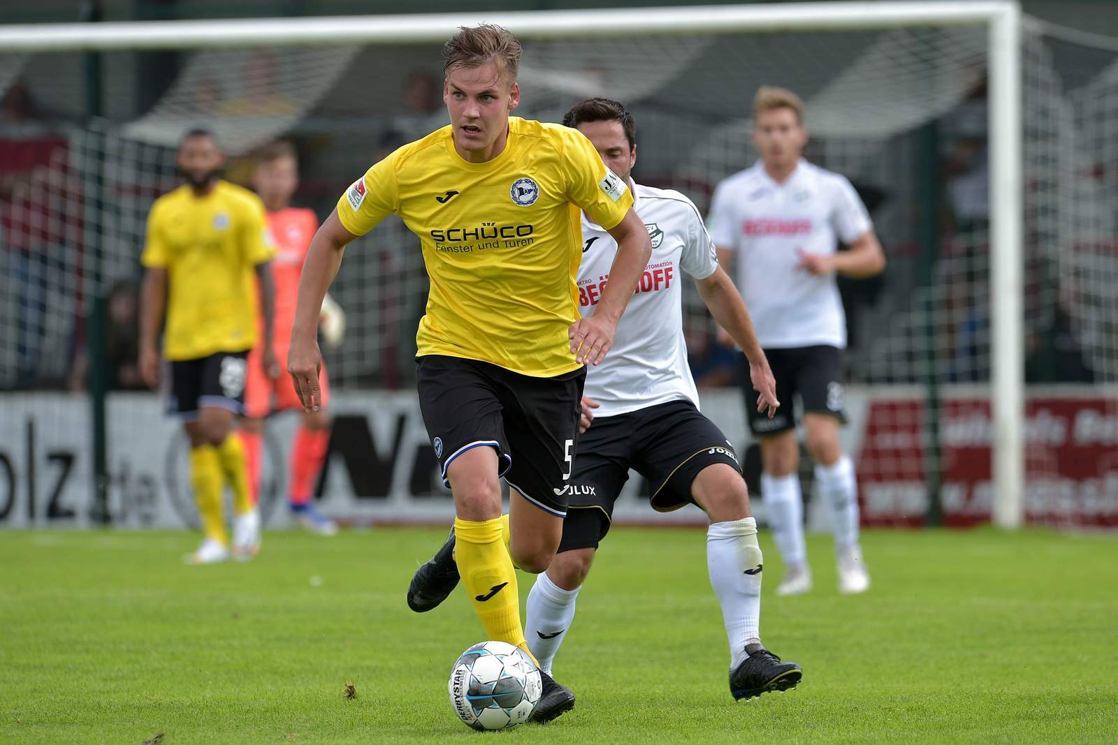 3. liga, waldhof mannheim, max christiansen Max Christiansen im Testspiel der Arminia.