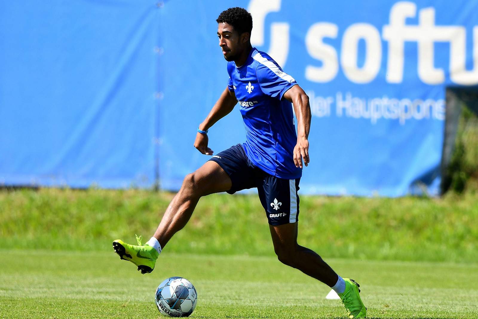 3. liga, sonnenhof großaspach, orrin mckinze gaines ii Orrin McKinze Gaines II im Lilien-Training.