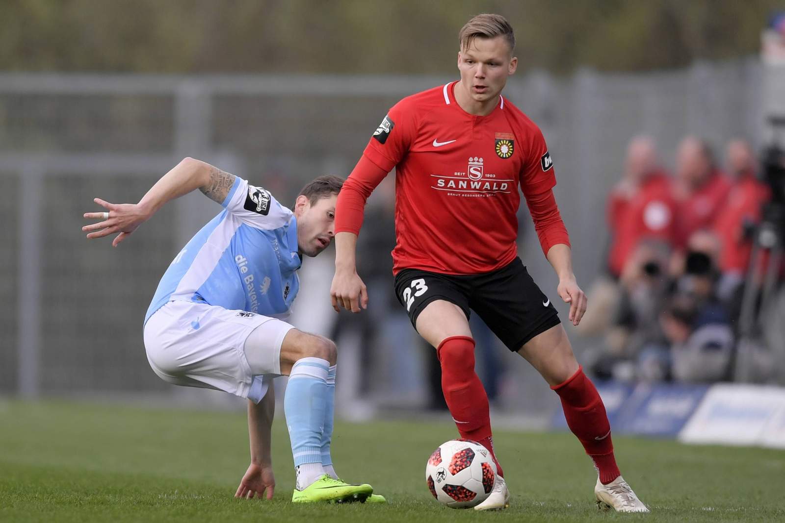 3. liga, fck, philipp hercher Philipp Hercher gegen 1860.