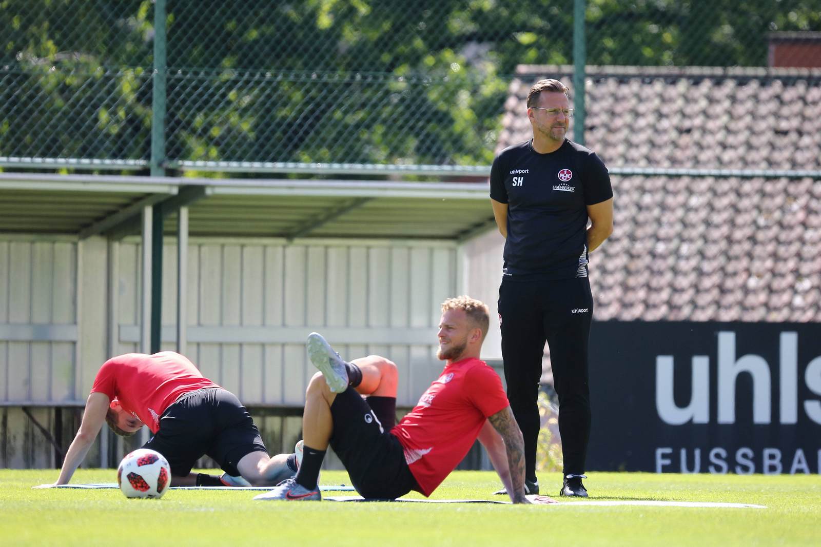 sascha hildmann, 1 fc kaiserslautern, 3. liga Sascha Hildmann im Training