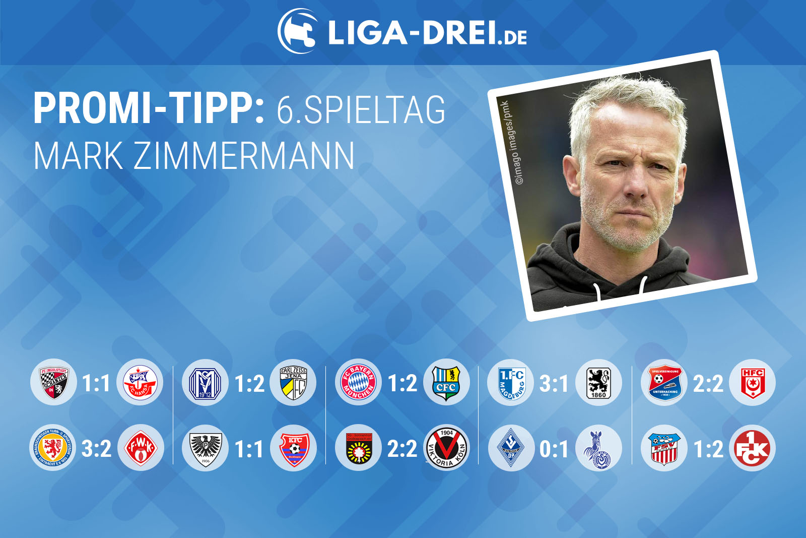 Mark Zimmermann beim Promi-Tipp