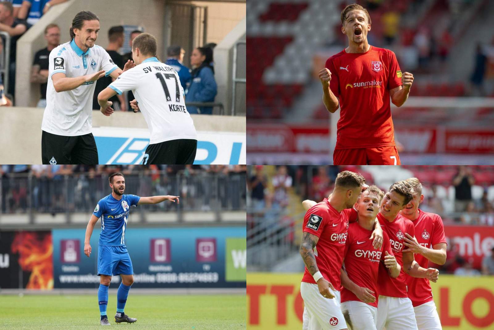 Welcher Vereins aus Liga 3 darf am Ende jubeln? 3. liga, dfb pokal, collage