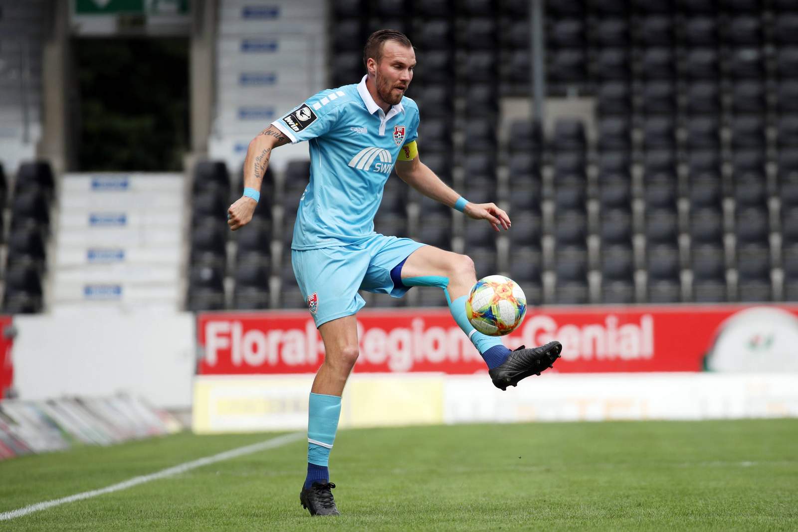 3. liga, kfc uerdingen, kevin großkreutz Kevin Großkreutz gegen Großaspach.