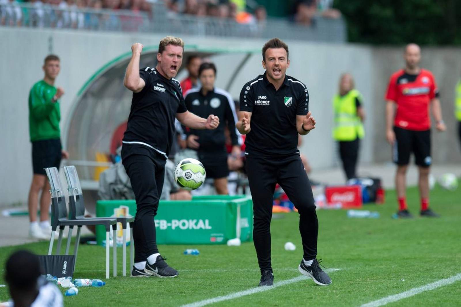 Enrico Maaßen, Sebastian Block, Rödinghausen, Regionalliga Enrico Maaßen und Sebastian Block trainieren den SV Rödinghausen