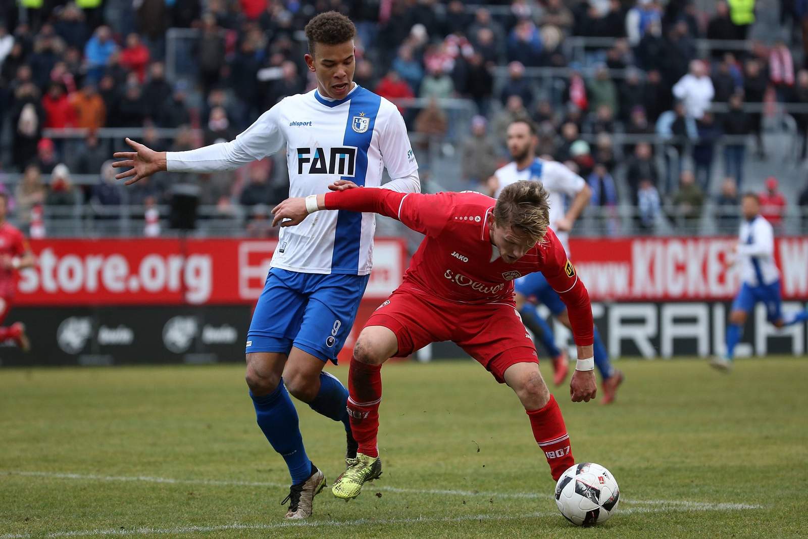 Marcel Costly, magdeburg, würzburg, 3. liga Marcel Costly vom 1. FC Magdeburg im Spiel gegen Würzburg