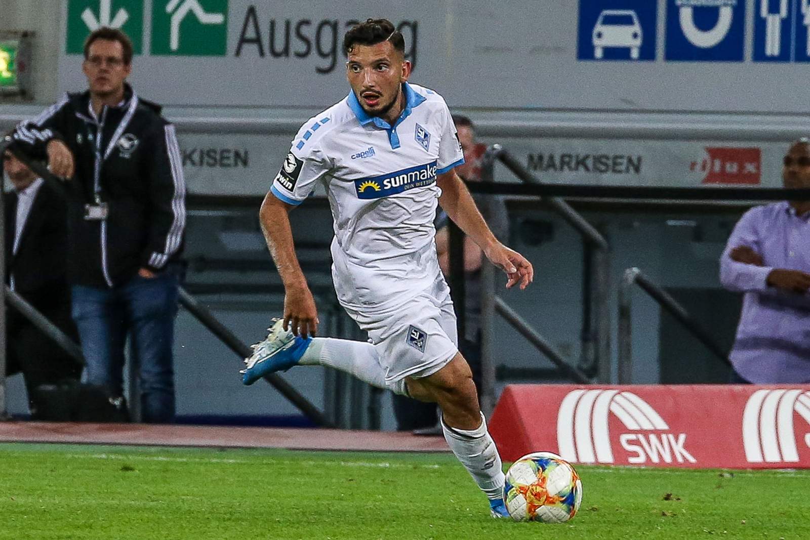 3. liga, waldhof mannheim, arianit ferati Arianit Ferati gegen Uerdingen.