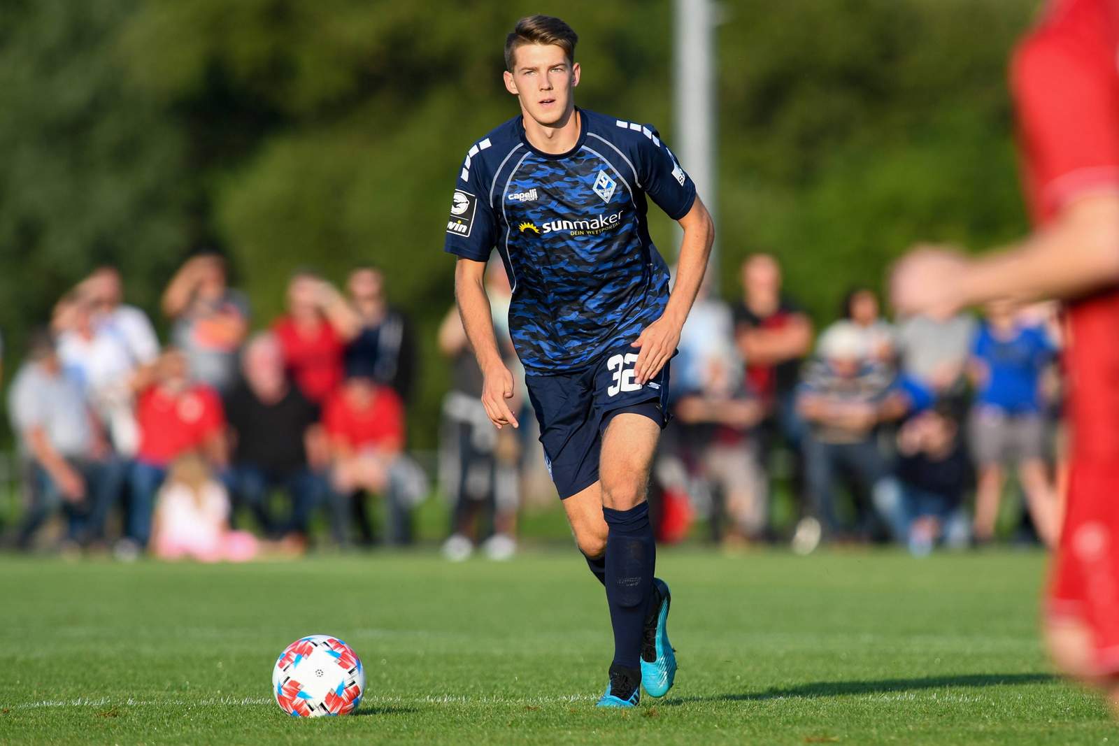 flick waldhof 3.liga Florian Flick bei Spiel von Waldhof Mannheim