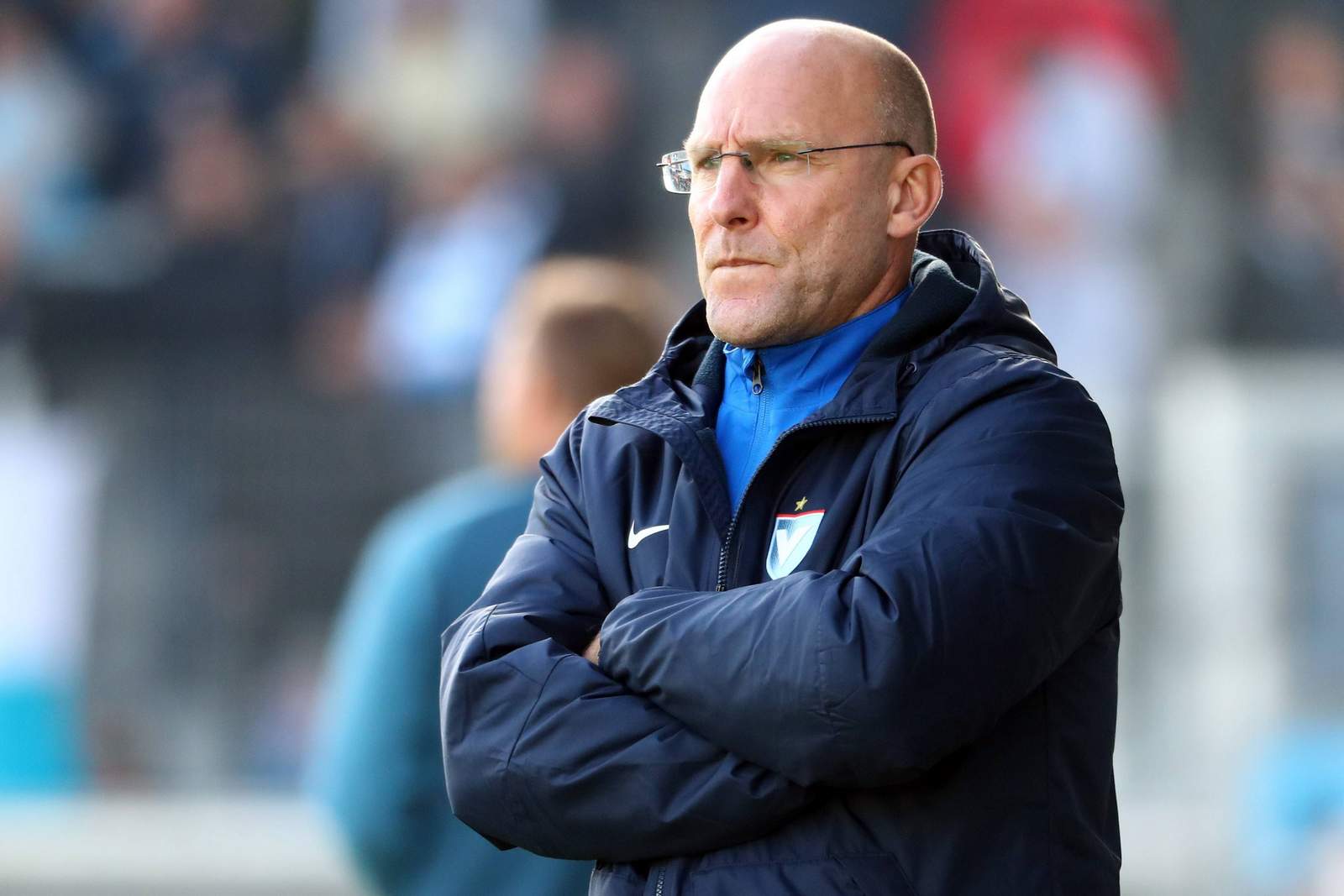 Jörg Goslar beim Spiel des Chemnitzer FC gegen Viktoria Berlin