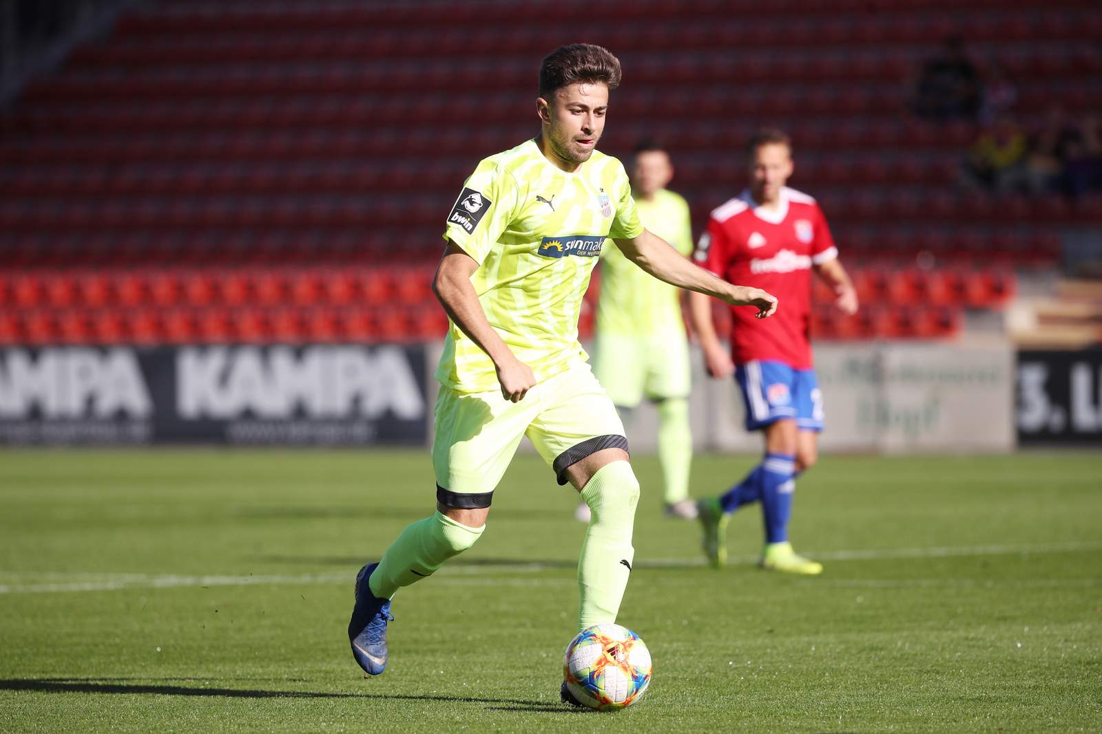 3. liga, fsv zwickau, marcus godinho Marcus Godinho von Zwickau im Hinspiel.