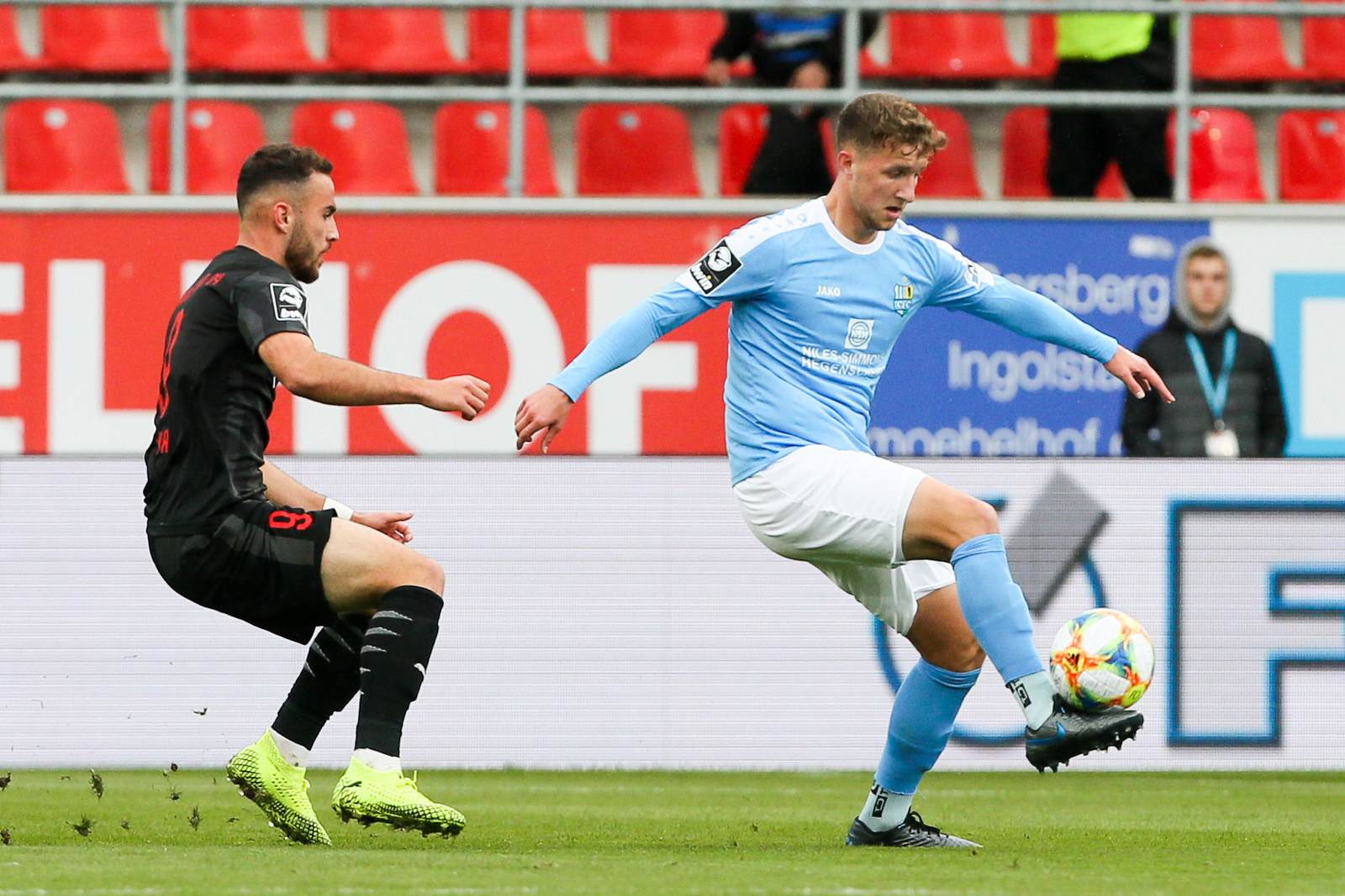 tim campulka, chemnitzer fc, 3. liga Tim Campulka am Ball für den Chemnitzer FC