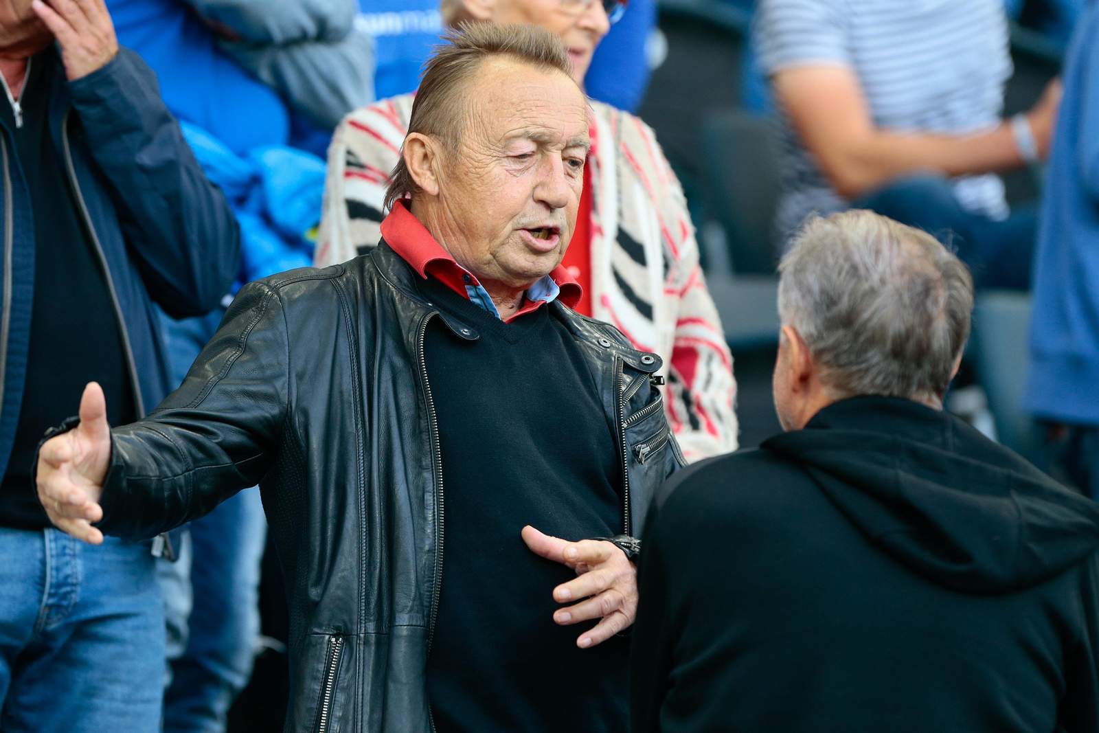 1. fc magdeburg, joachim streich Joachim Streich im Stadion.