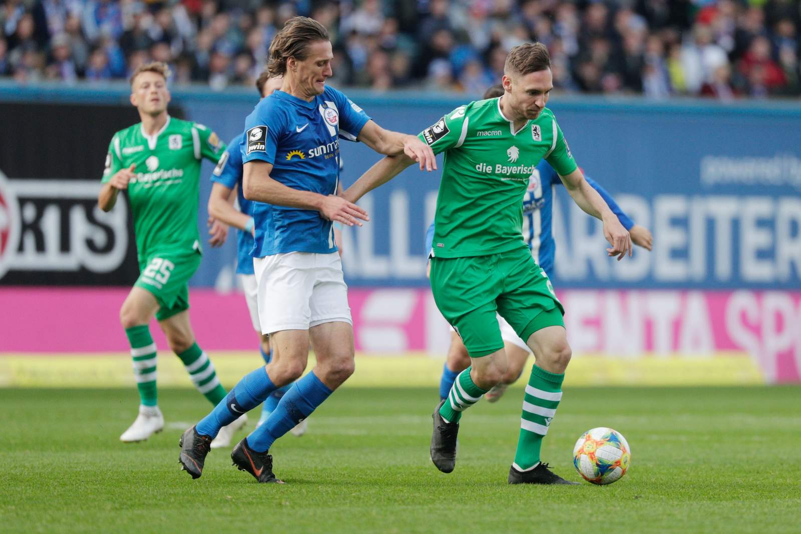 bülow hansa ziereis 1860 3.liga Kai Bülow gewinnt Zweikampf gegen Markus Ziereis