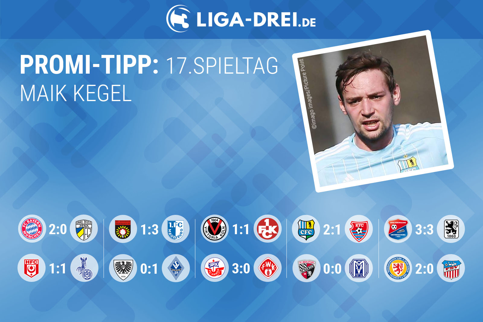 Maik Kegel beim Promi-Tipp