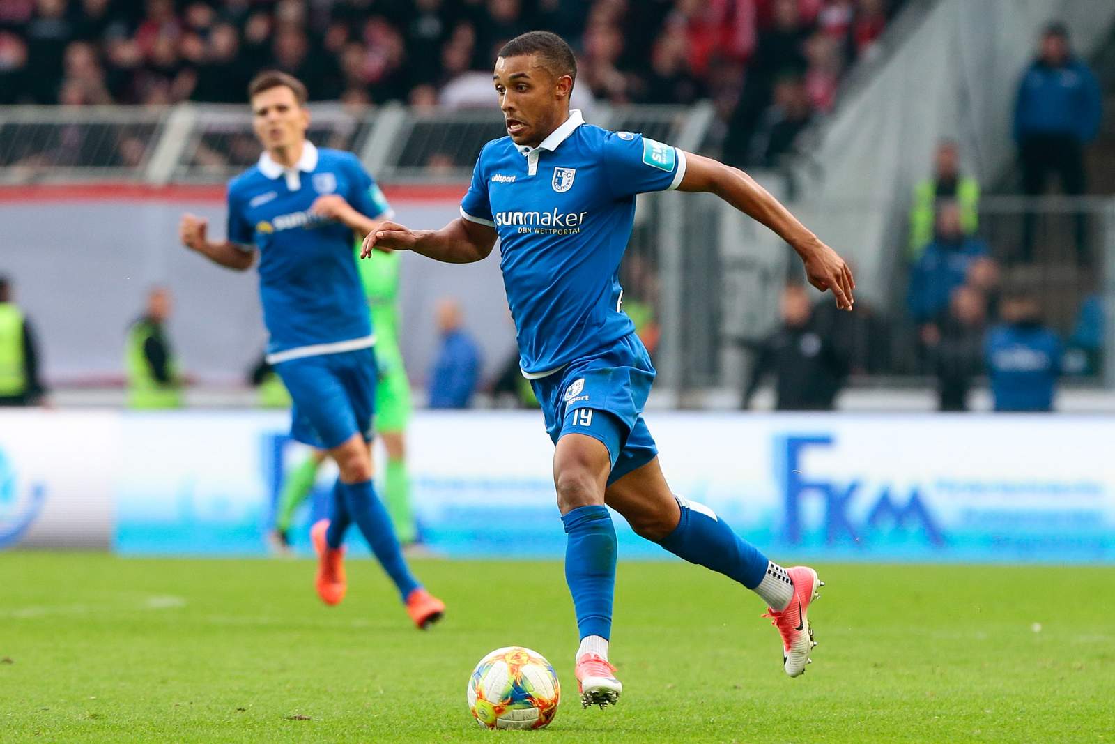 3. liga, 1. fc magdeburg, leon bell bell Magdeburgs Leon Bell Bell