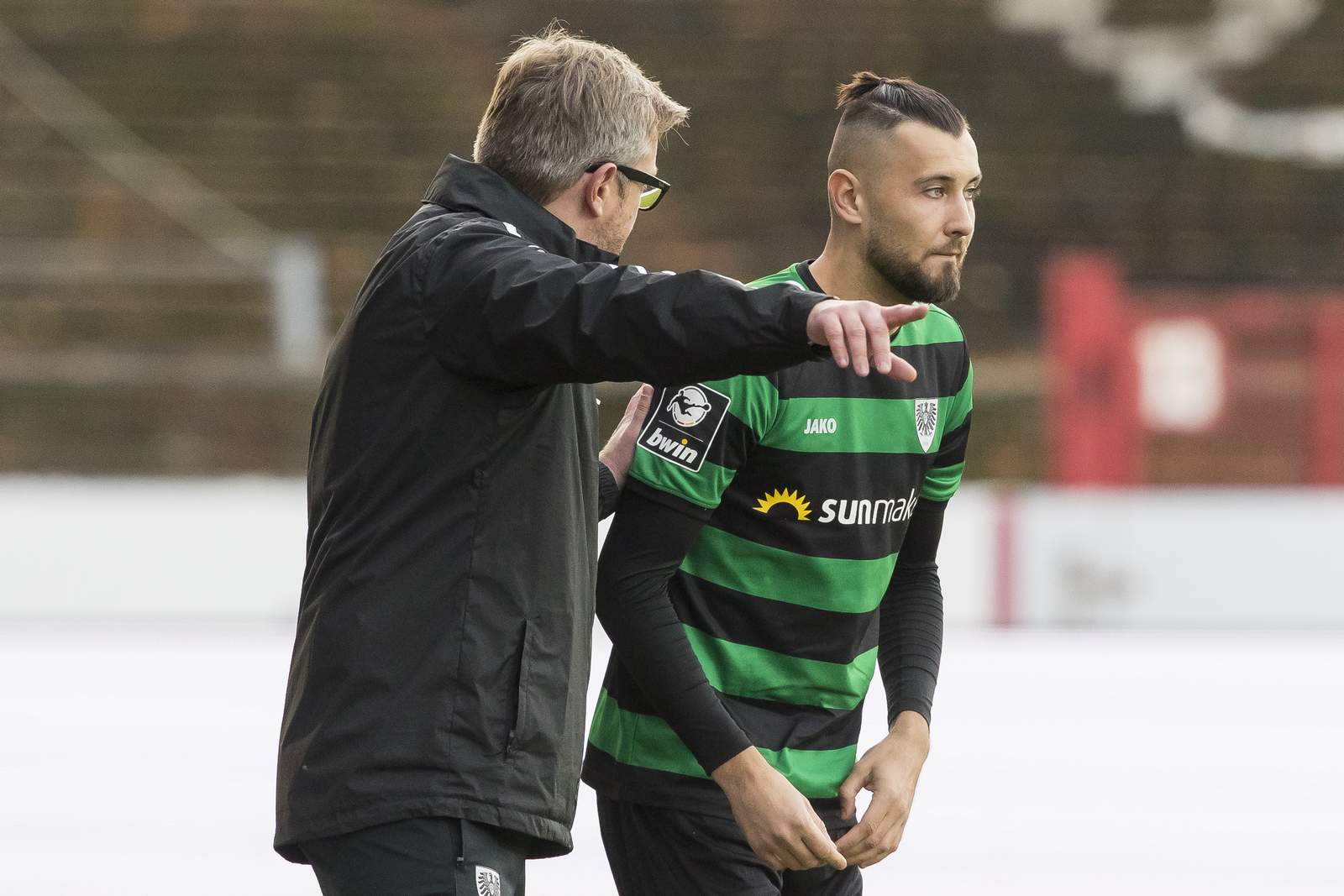 3. liga, preußen münster, rufat dadashov Rufat Dadashov wird gegen Chemnitz eingewechselt.