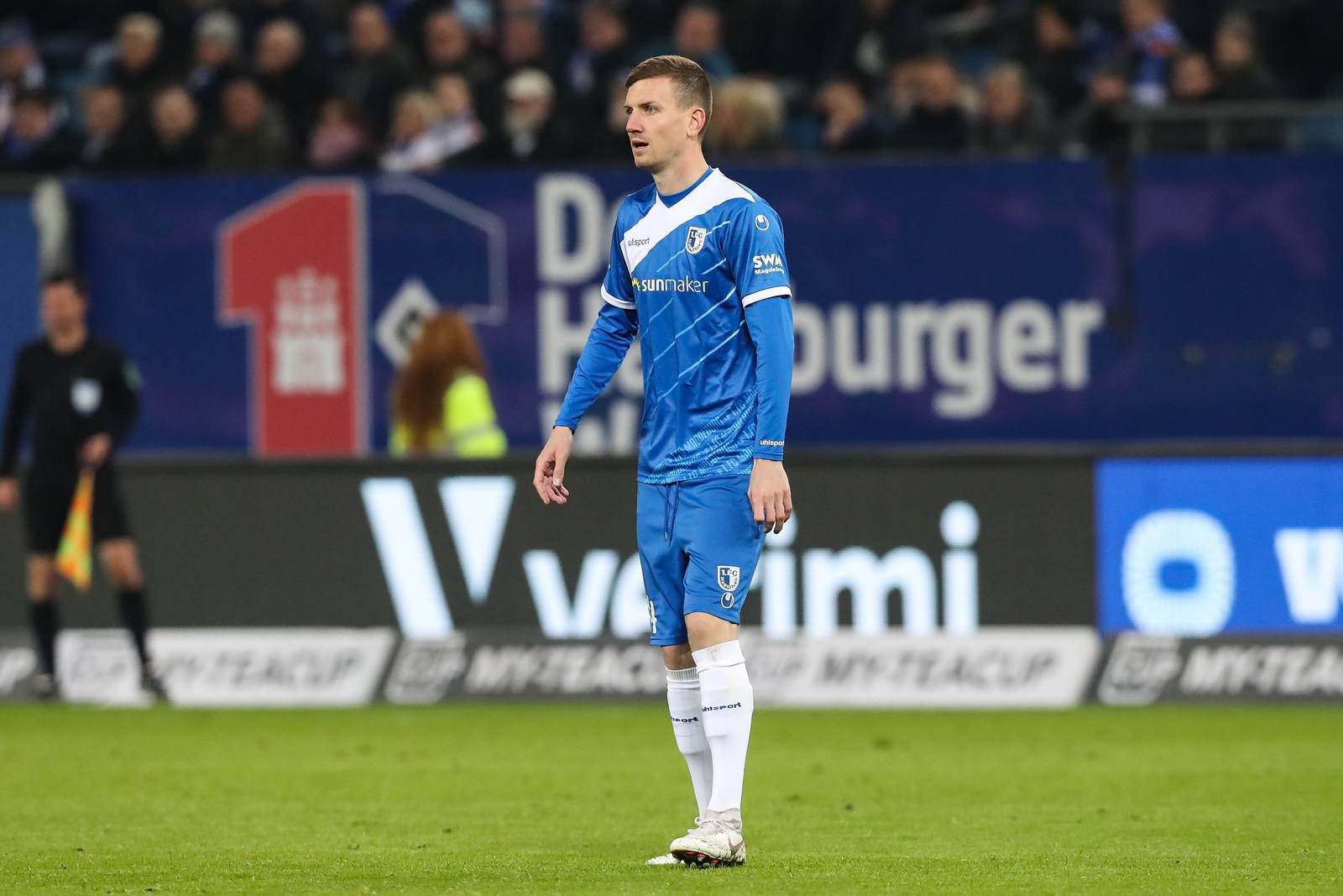 steffen schaefer, 1 fc magdeburg, 3. liga Steffen Schäfer im Volksparkstadion