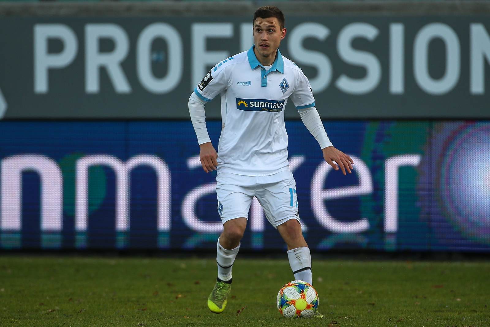 Gianluca Korte und der Waldhof werden am Sonntag von der FCB U23 gefordert.