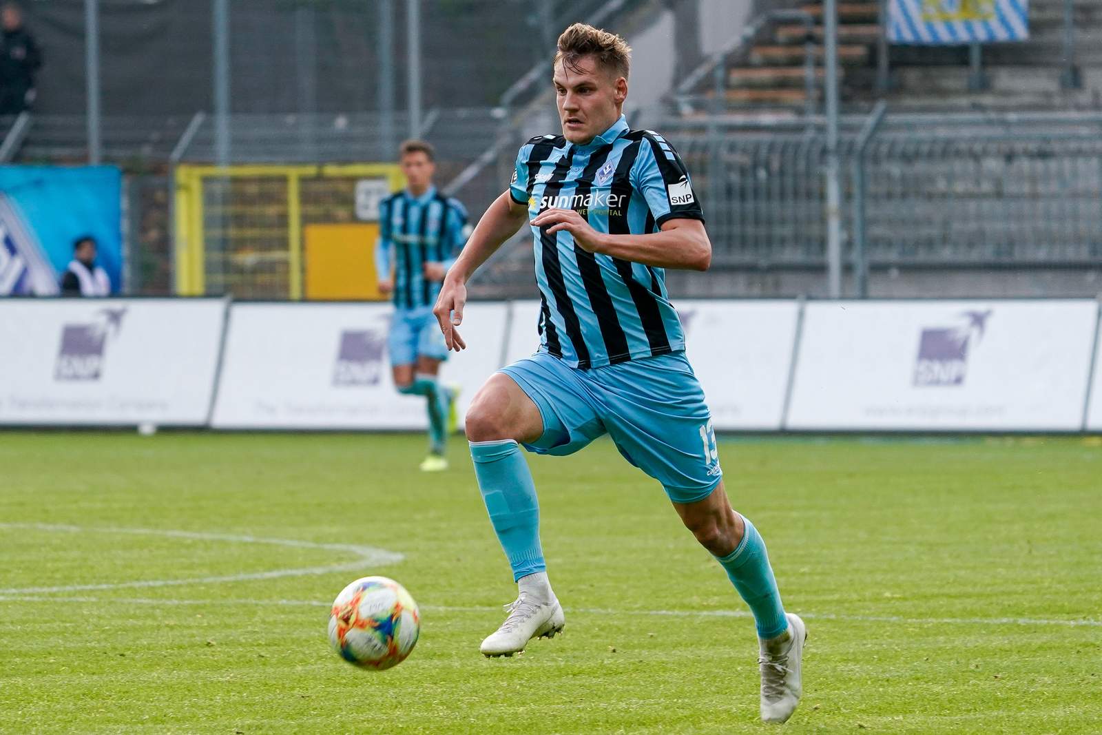 3. liga, waldhof mannheim, max christiansen Max Christiansen nimmt Tempo auf.