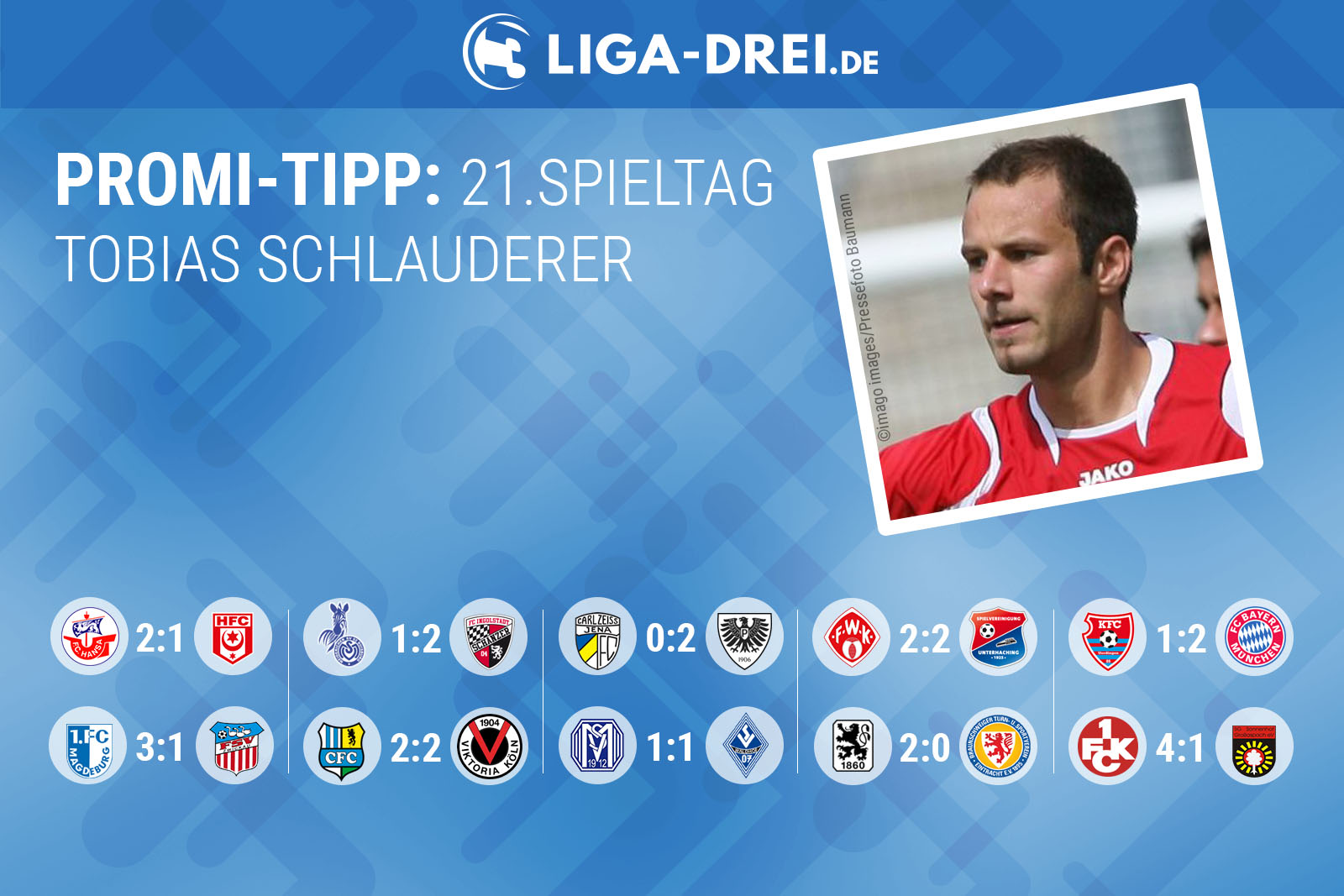 Tobias Schlauderer beim Promi-Tipp