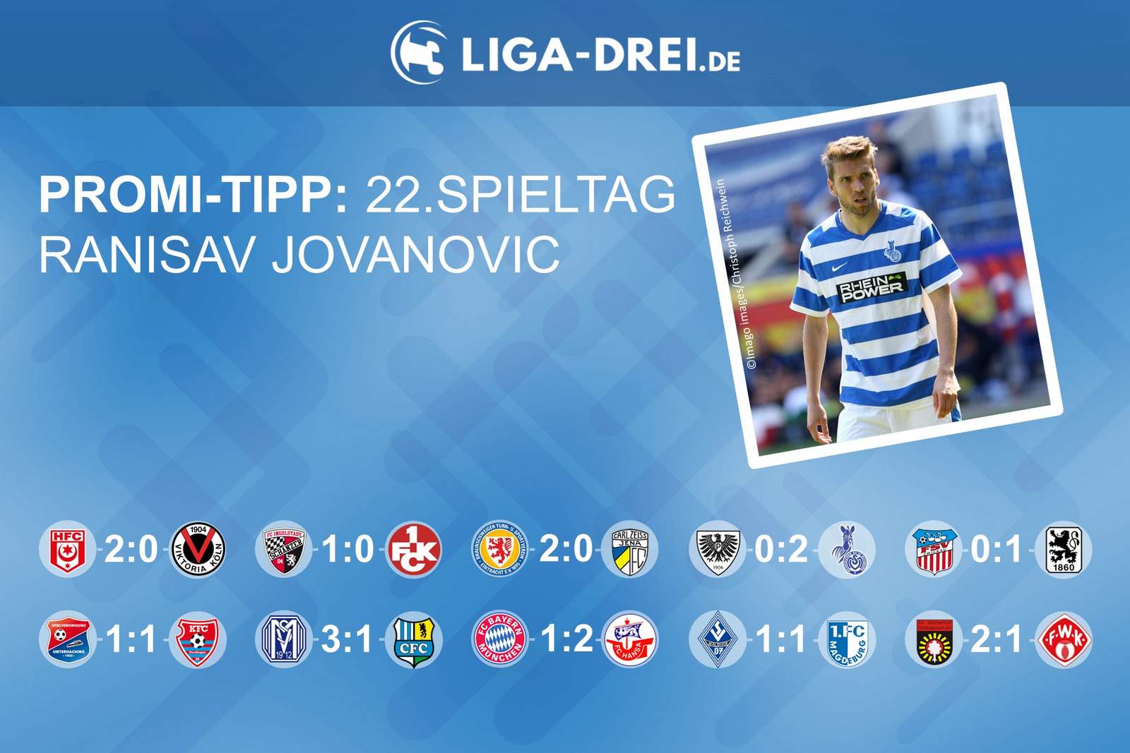 Ranisav Jovanovic beim Promi-Tipp