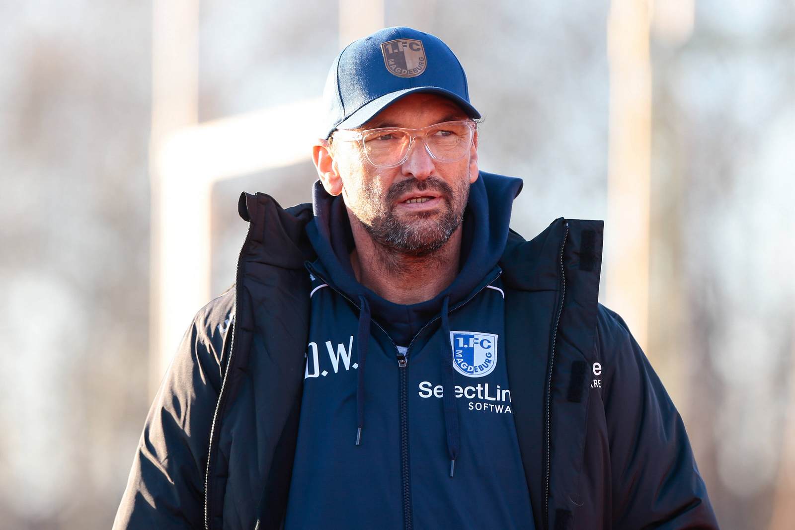 claus dieter wollitz, 1 fc magdeburg, 3. liga Pele Wollitz als Trainer des 1. FC Magdeburg.