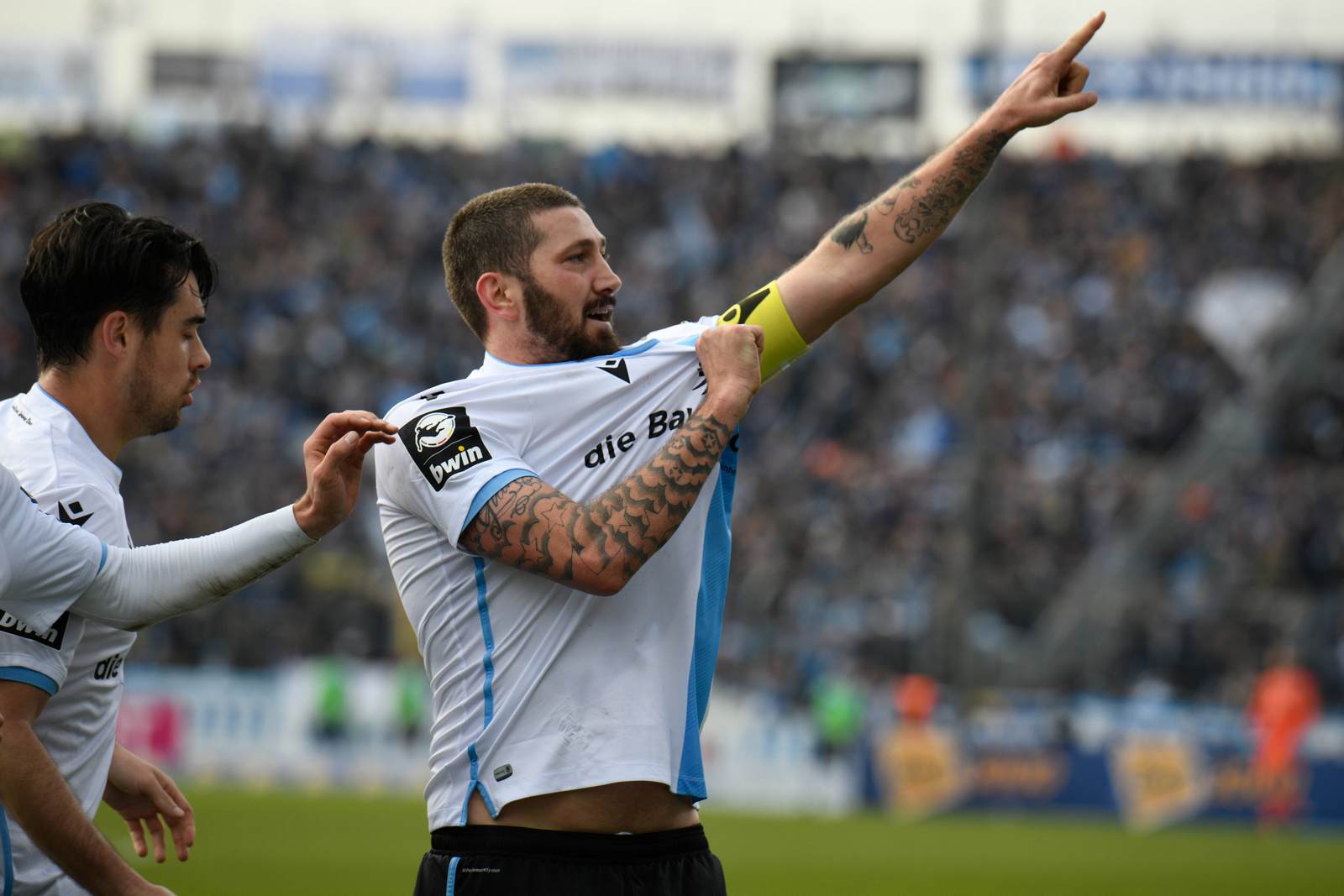 Sascha mölders, 1860 münchen, 3. liga Sascha Mölders jubelt beim TSV 1860 München