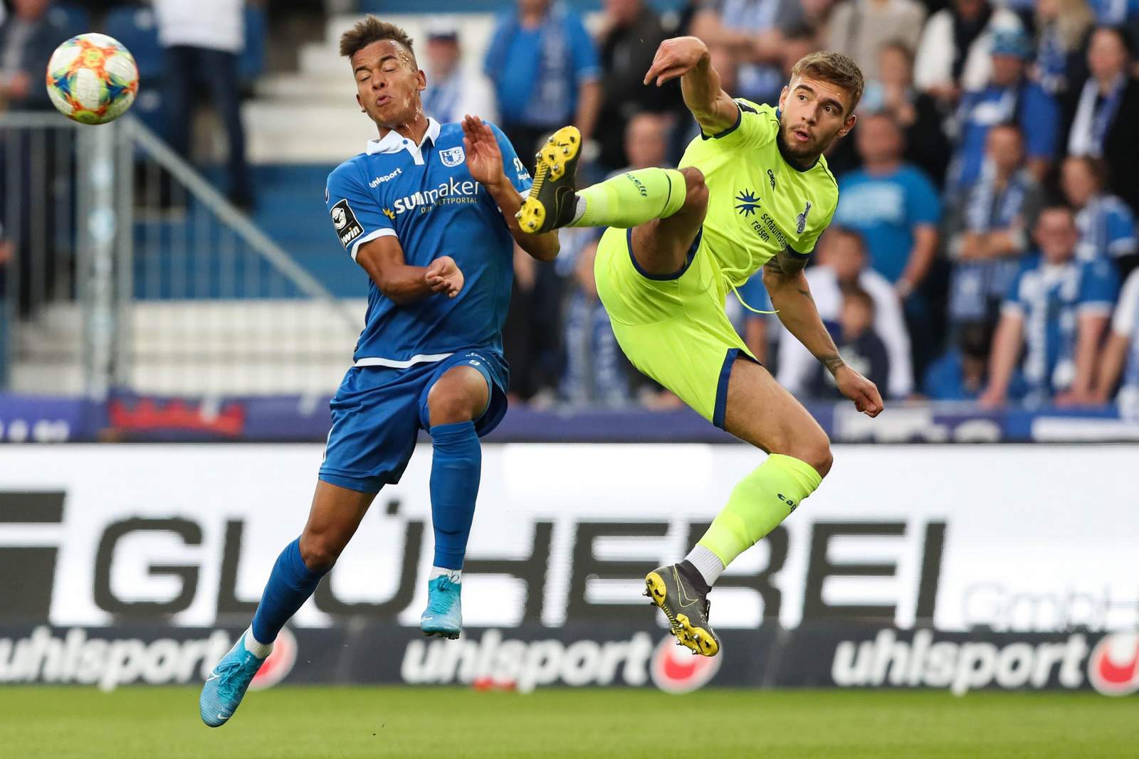 Marcel Costly, 1. FC Magdeburg, Joshua Bitter, MSV Duisburg, 3. Liga Marcel Costly vom 1. FC Magdeburg gegen Joshua Bitter vom MSV Duisburg