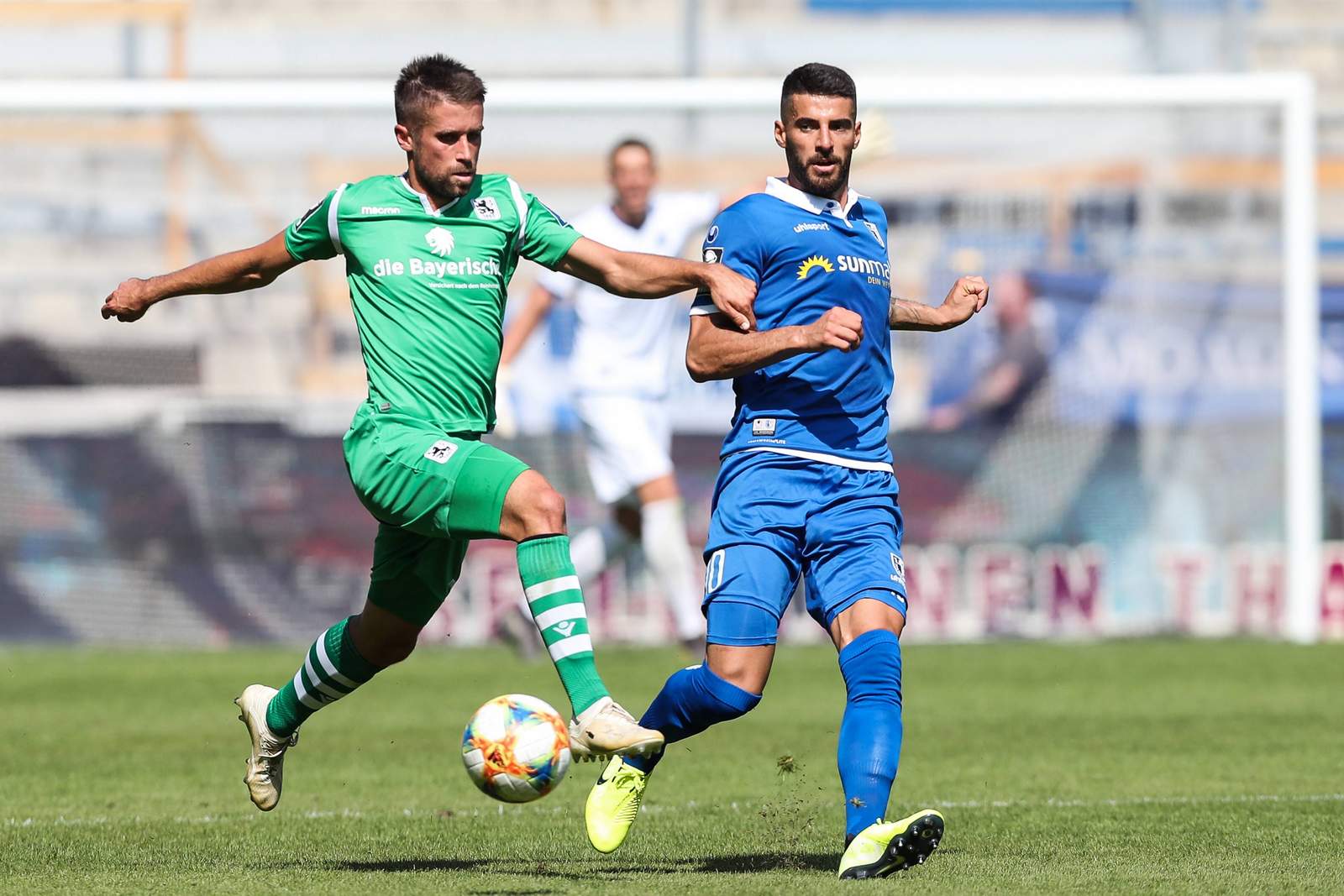 Stefan Lex, Jurgen gjasula, 1 fc magdeburg, 1860 München, 3. liga Stefan Lex gegen Jurgen Gjasula