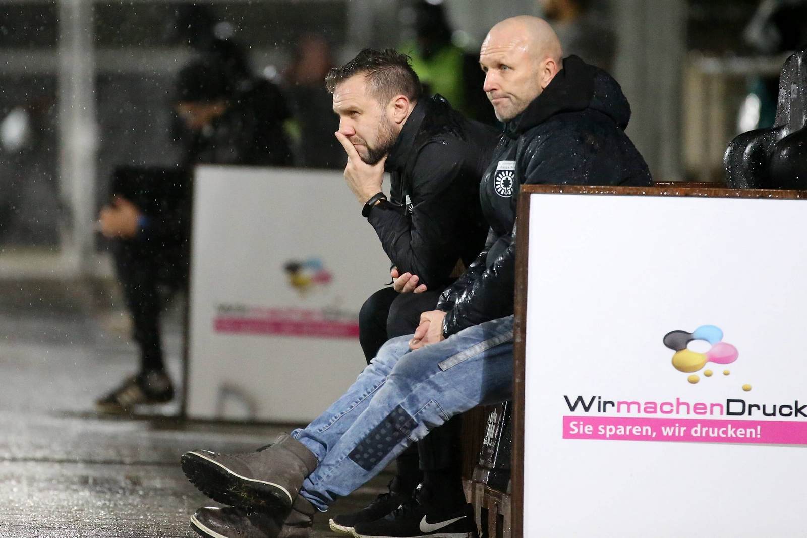 mike sadlo, sonnenhof großaspach, 3. liga Hainer Backhaus und Mike Sadlo