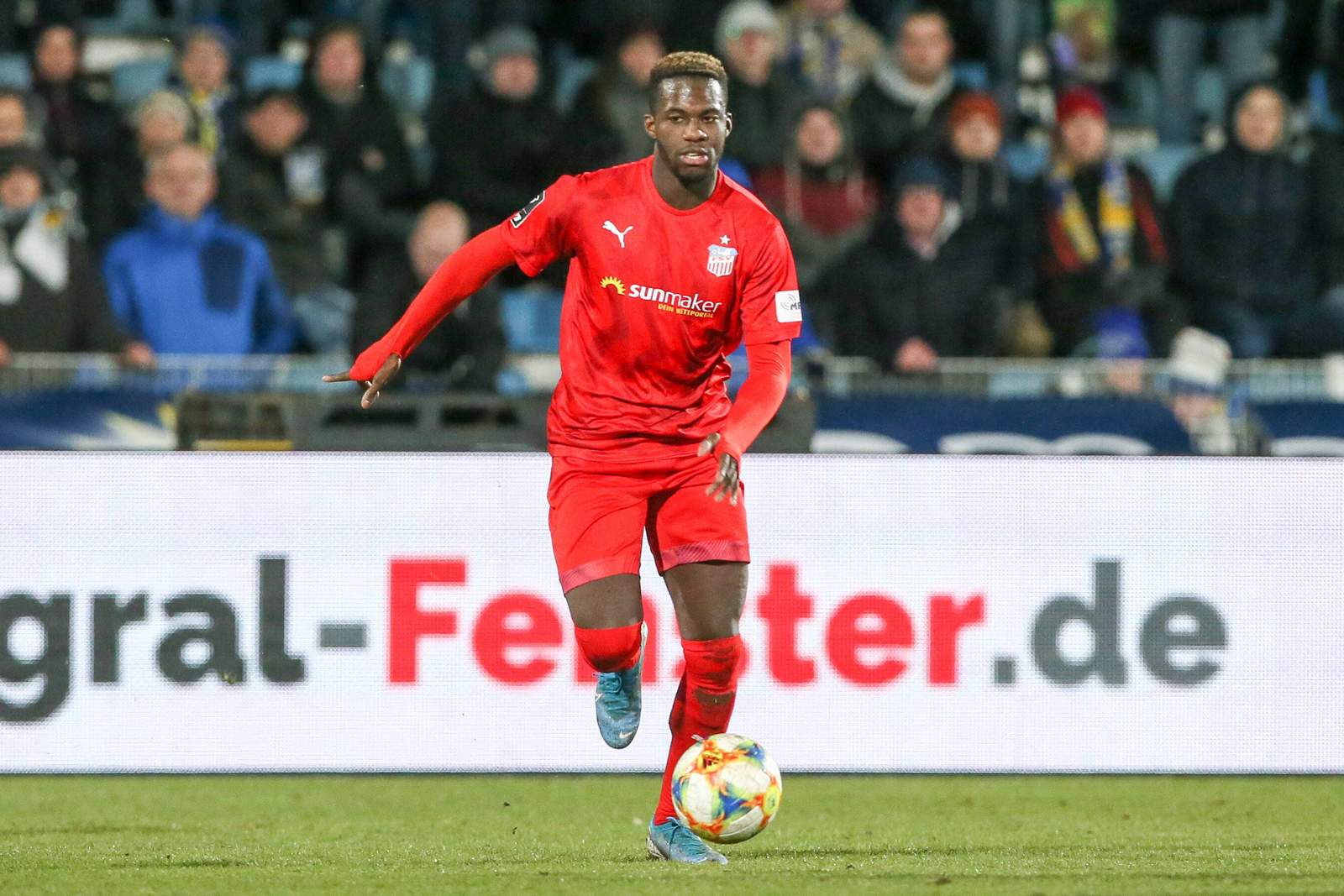 3. liga, fsv zwickau, johannes dörfler Johannes Dörfler im Spiel gegen Jena.