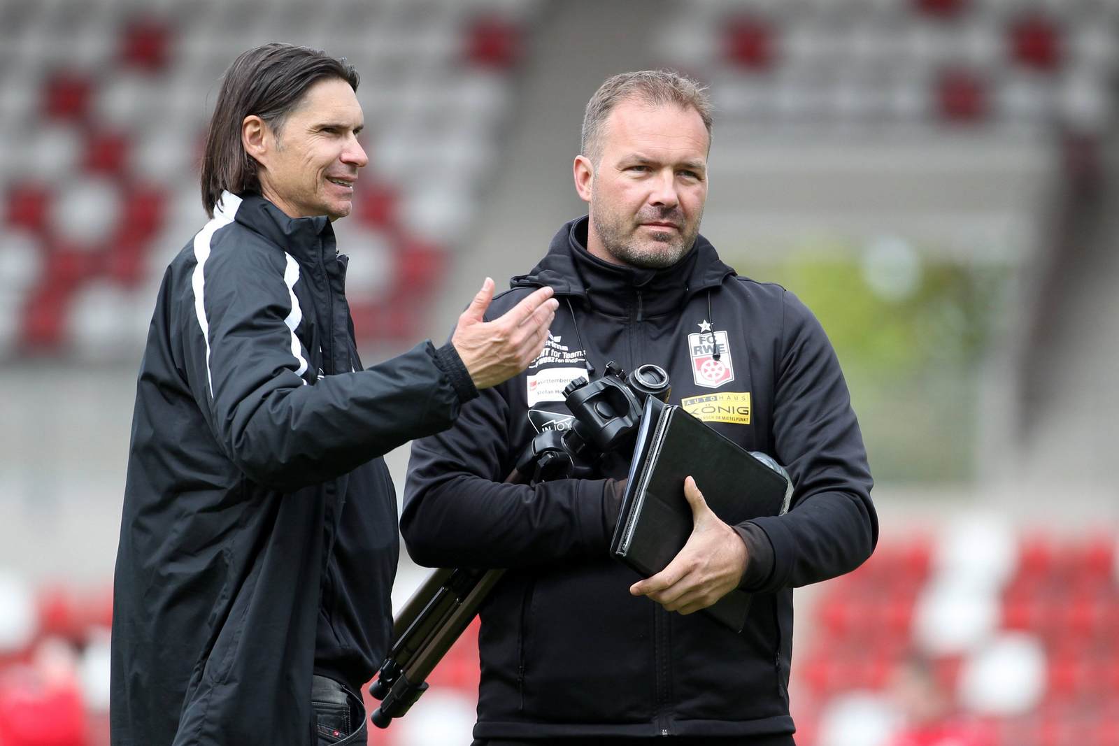 thomas brdaric, armin friedrich, rot weiß erfurt, regionalliga nordost Thomas Brdaric und Armin Friedrich
