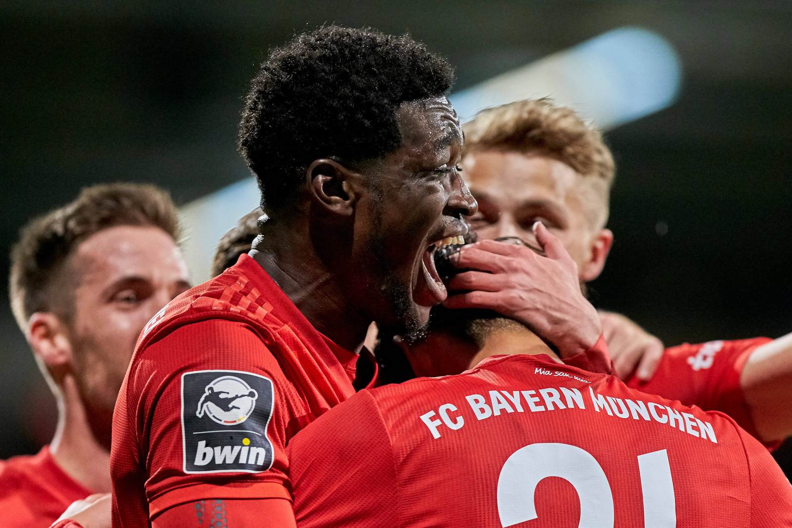 otschi wriedt, fc bayern u23, fc bayern amateure, 3. liga Otschi Wriedt und Co. jubeln