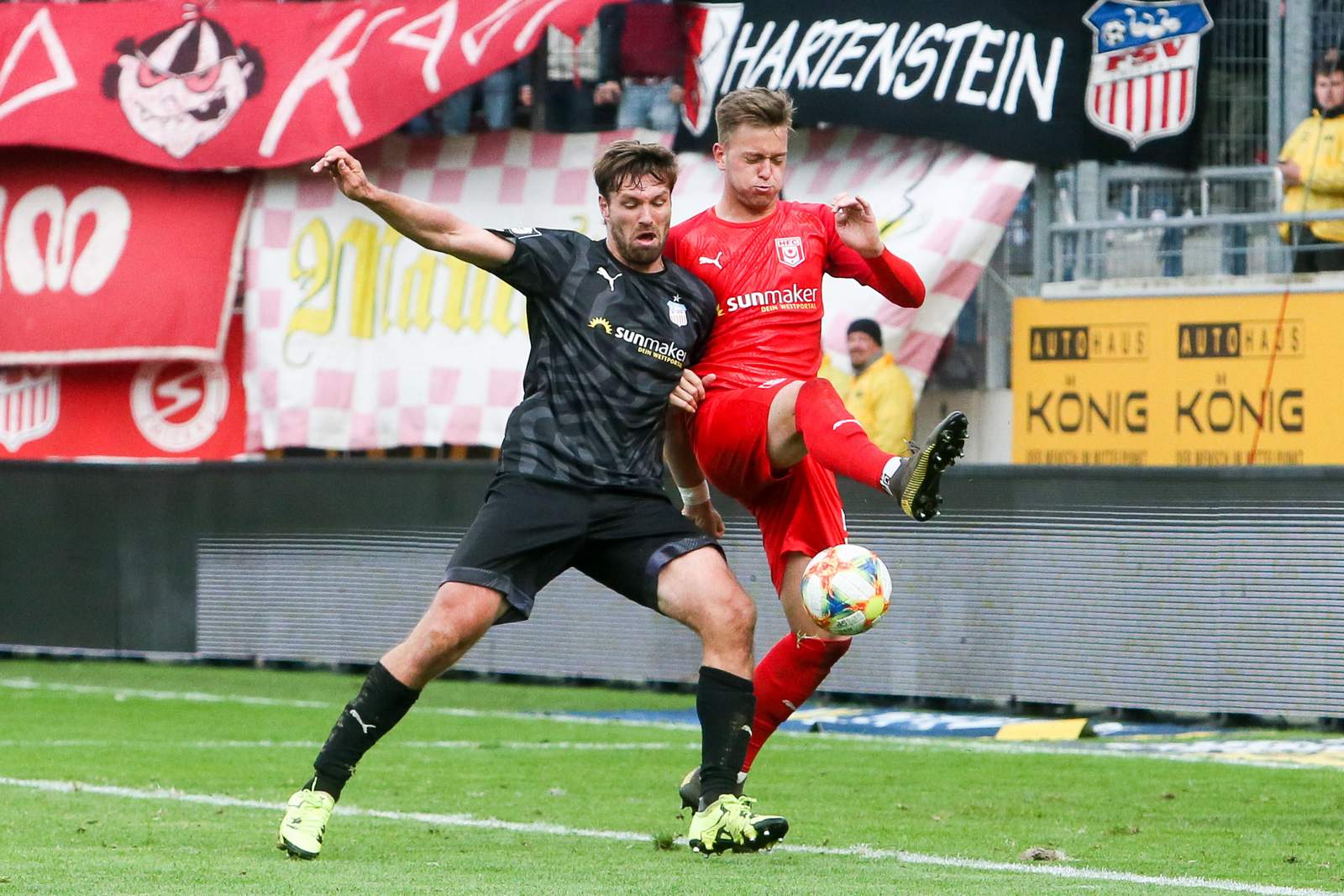 3. liga, fsv zwickau, ronny könig Ronny König (l.) gegen Jannes Vollert