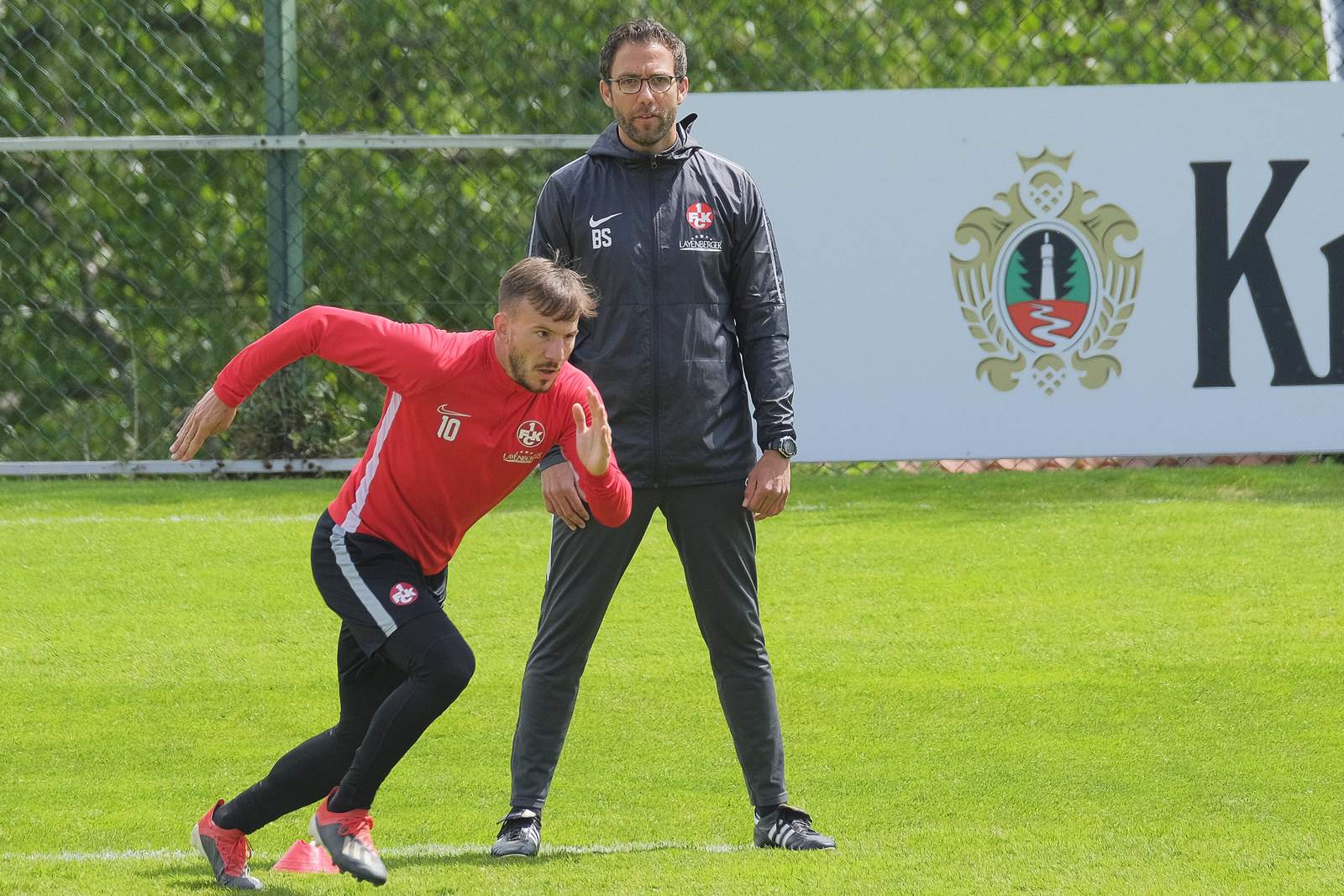 3. liga, fck, boris schommers, simon skarlatidis Boris Schommers im FCK-Training.