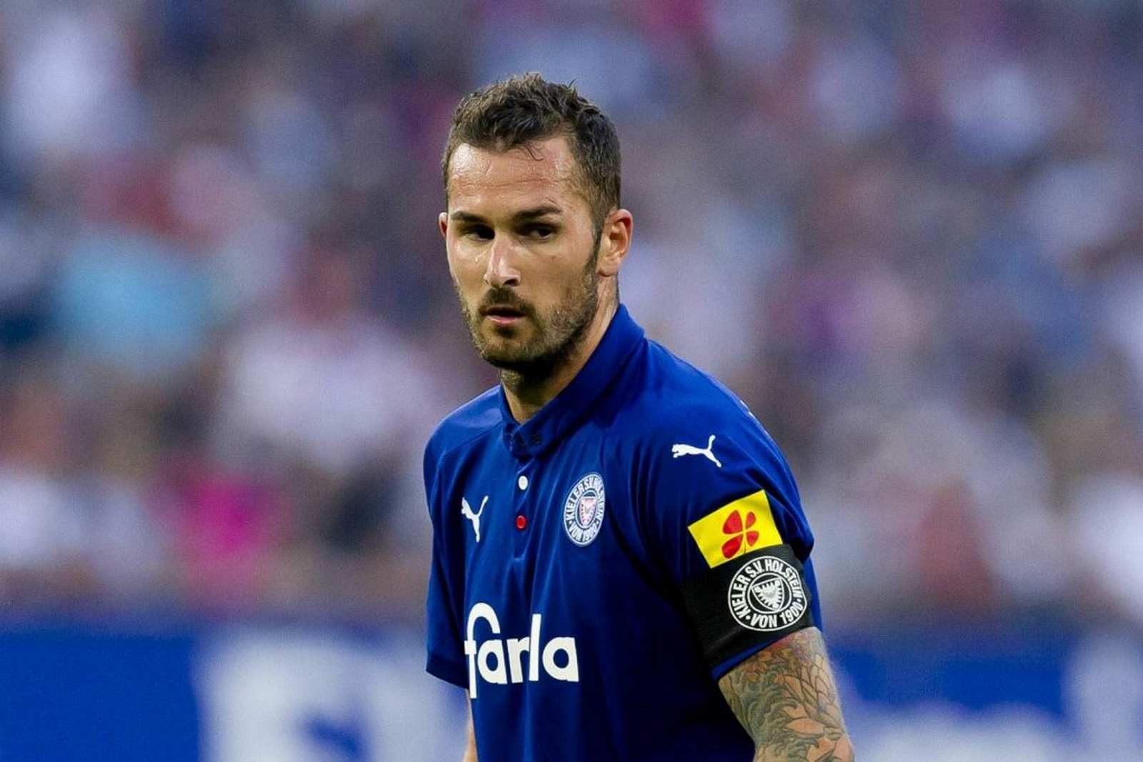 2. bundesliga, holstein kiel, dominik schmidt Dominik Schmidt führte die KSV auch als Kapitän an.