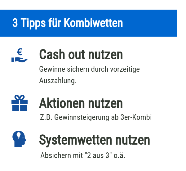 Tipps für Kombiwetten