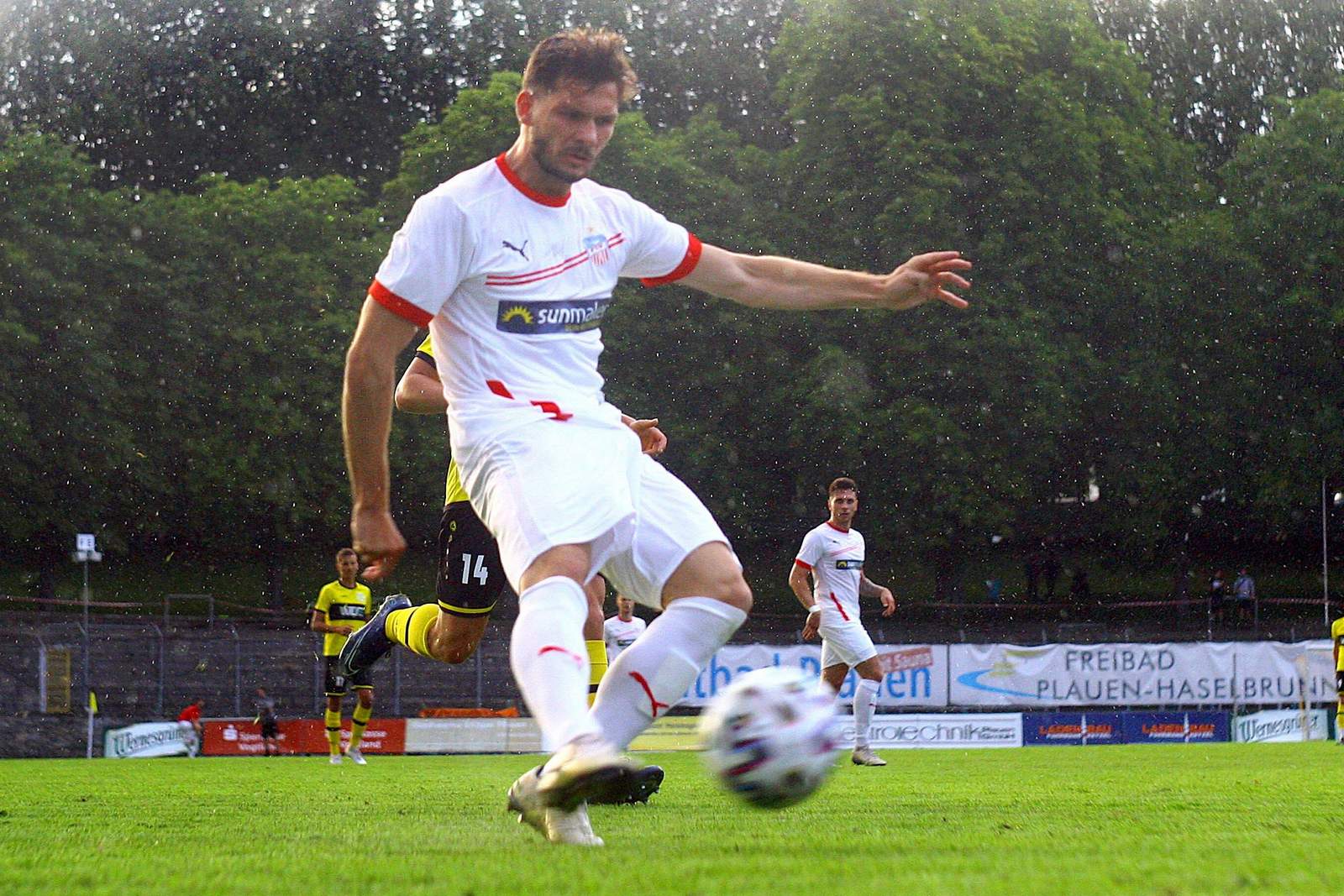 fsv zwickau, marco schikora Marco Schikora im Test gegen Plautzen.