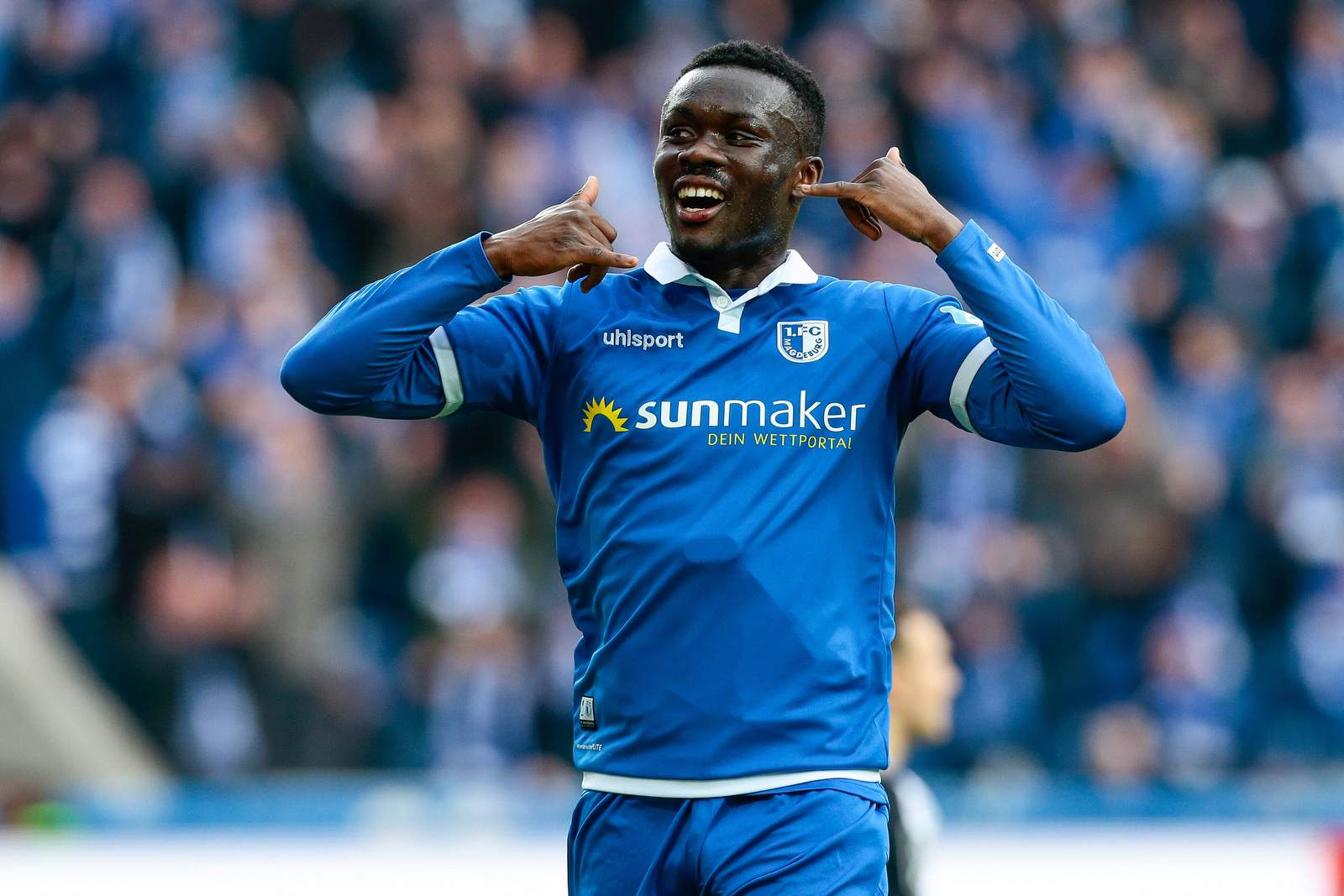 Sirlord Conteh vom 1. FC Magdeburg