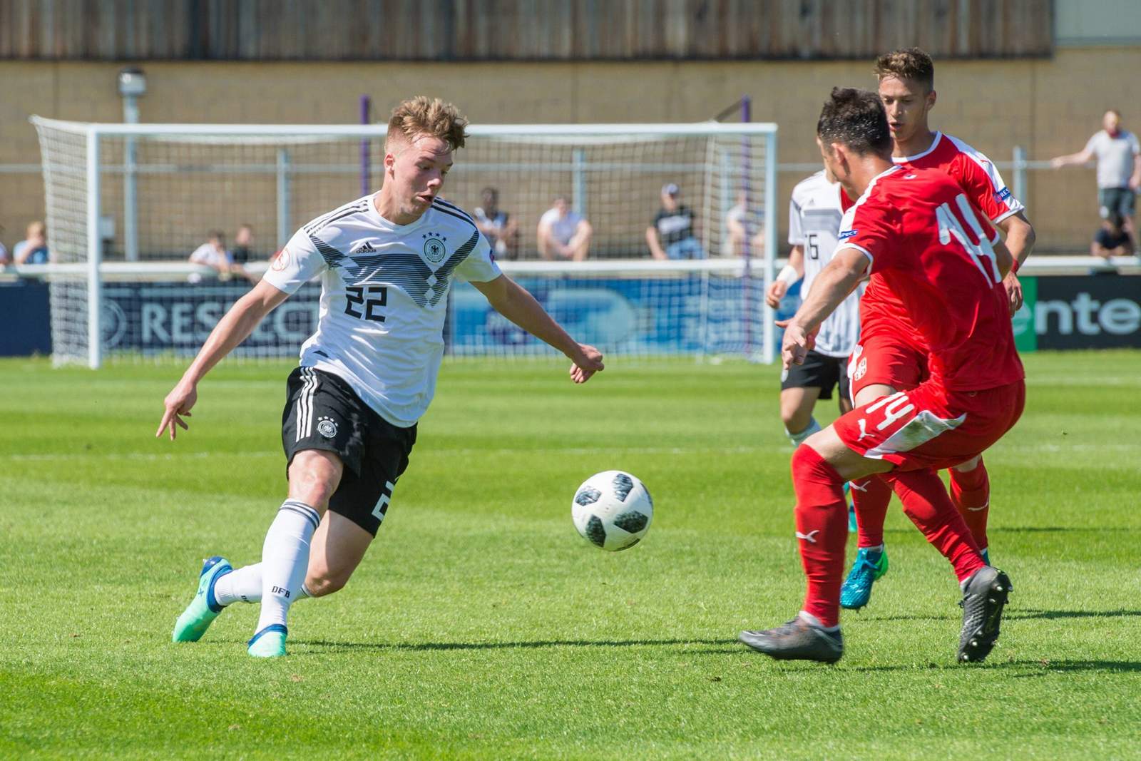 deutschland, lenny borges Lenny Borges gegen Serbiens U17.
