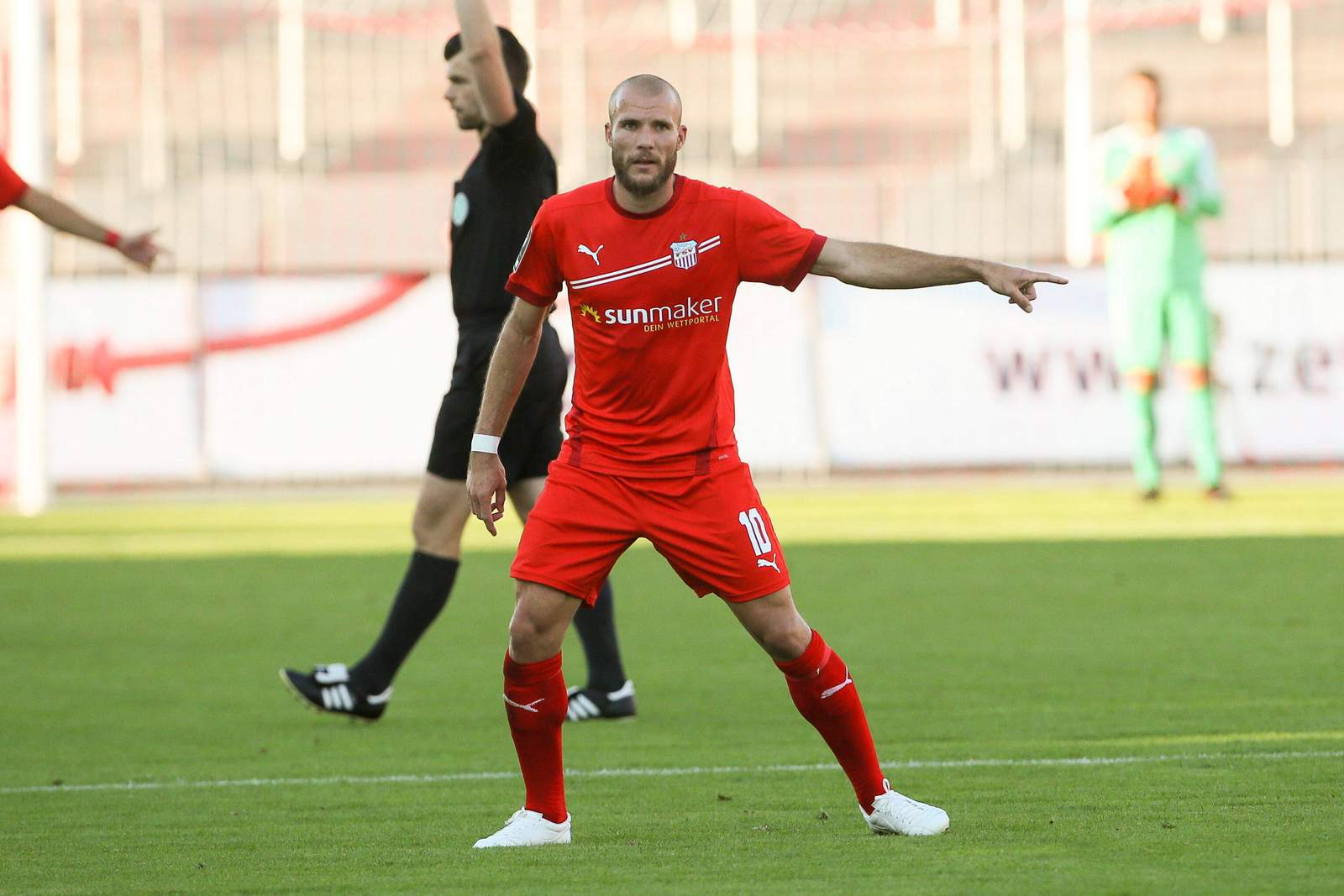 fsv zwickau, manfred starke Manfred Starke im Test gegen Meuselwitz.