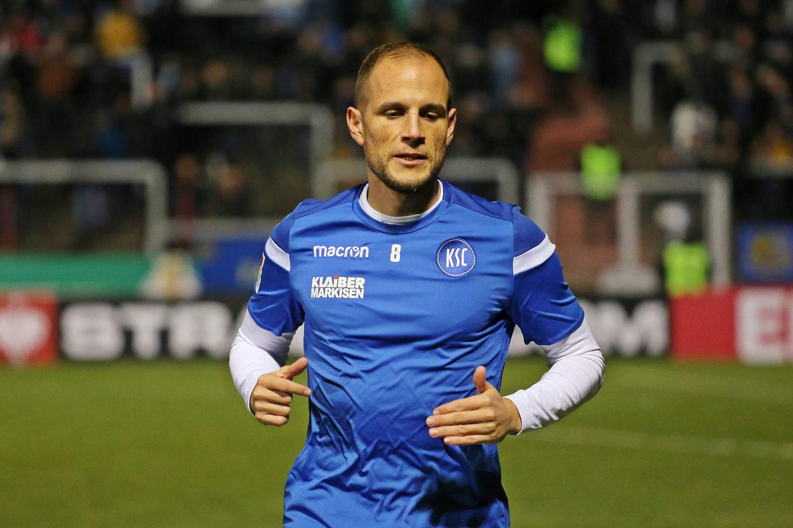 stiefler ksc 2.bundesliga Manuel Stiefler beim Training des KSC