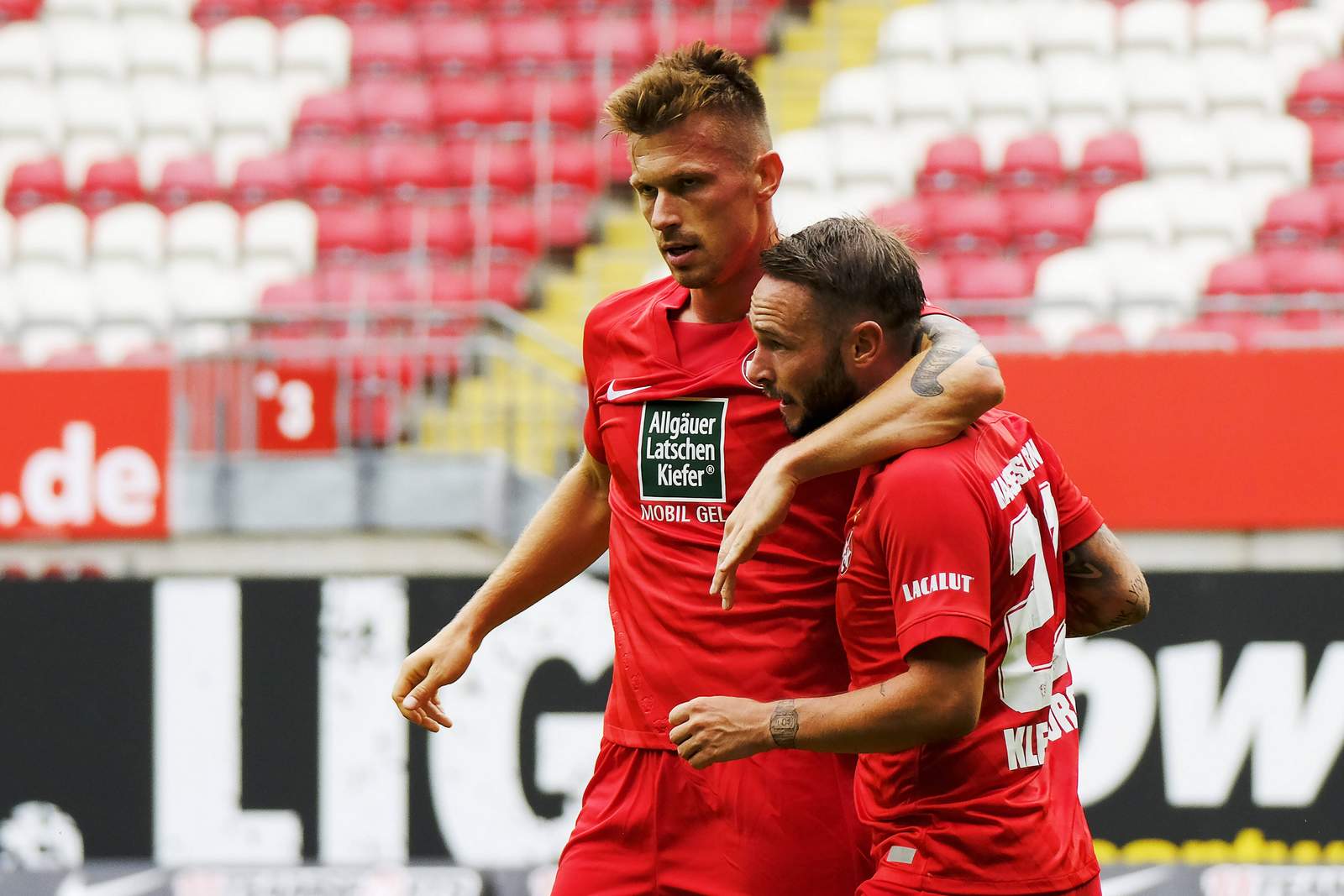 marvin Pourié, Marius kleinsorge, fck, 3. liga Marvin Pourie und Marius Kleinsorge