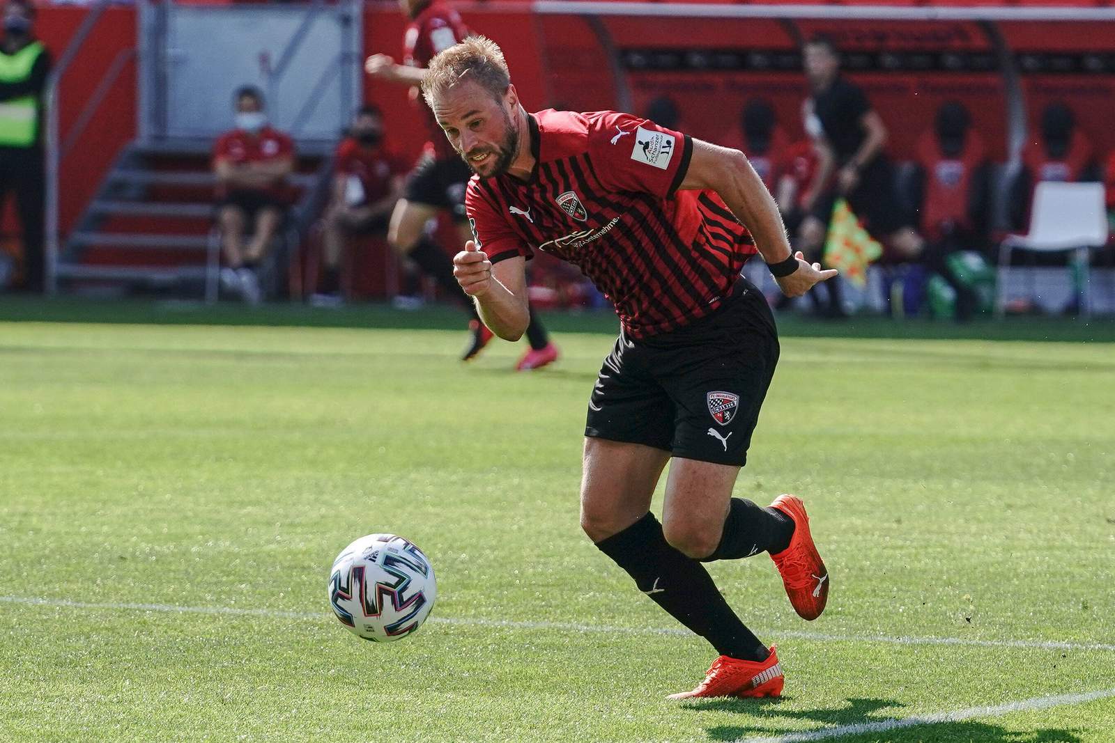 3. liga, fc ingolstadt, maximilian beister Maximilian Beister gegen Uerdingen.