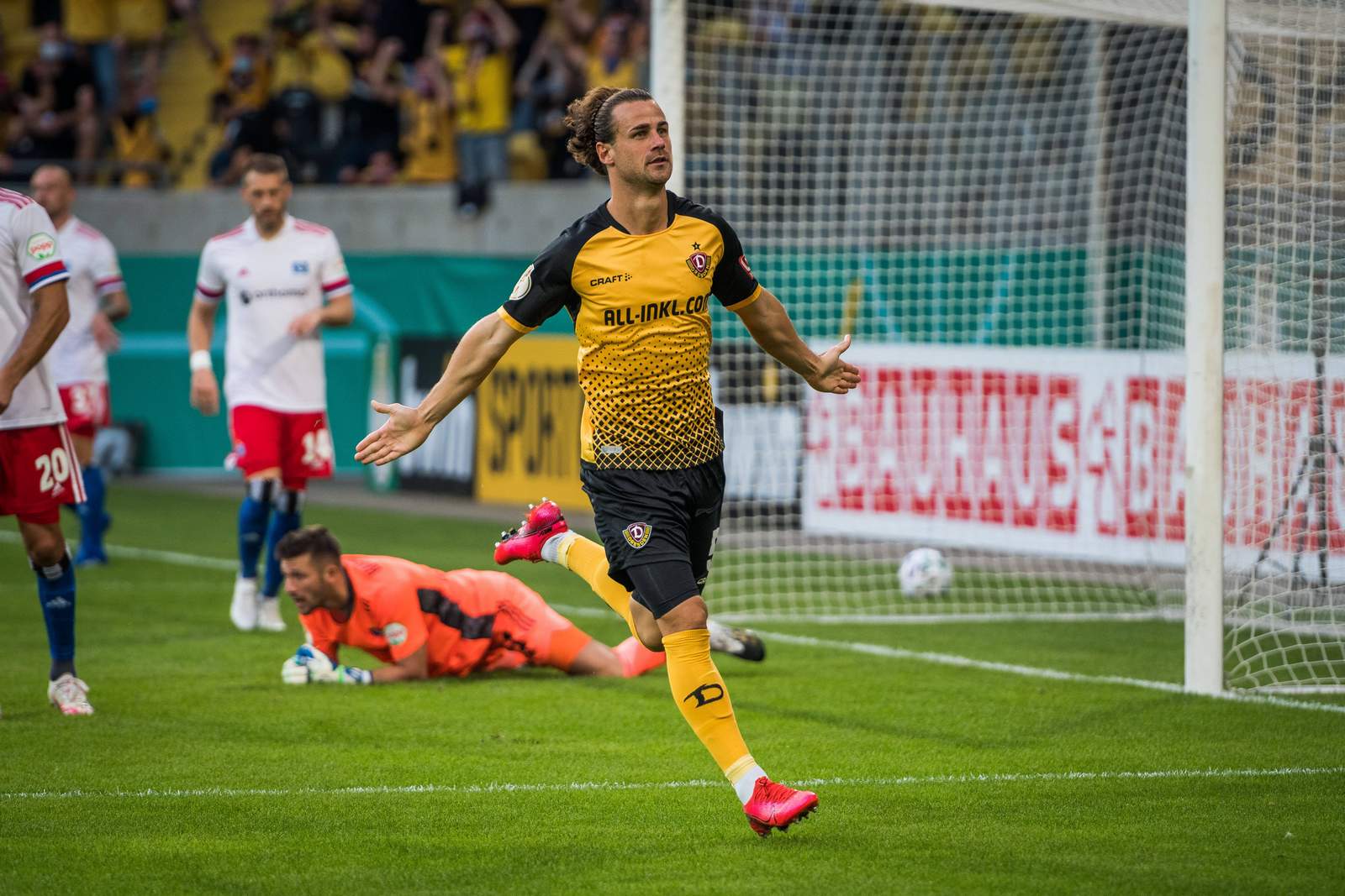 Yannick Stark, Dynamo Dresden, 3. Liga Yannick Stark von Dynamo Dresden