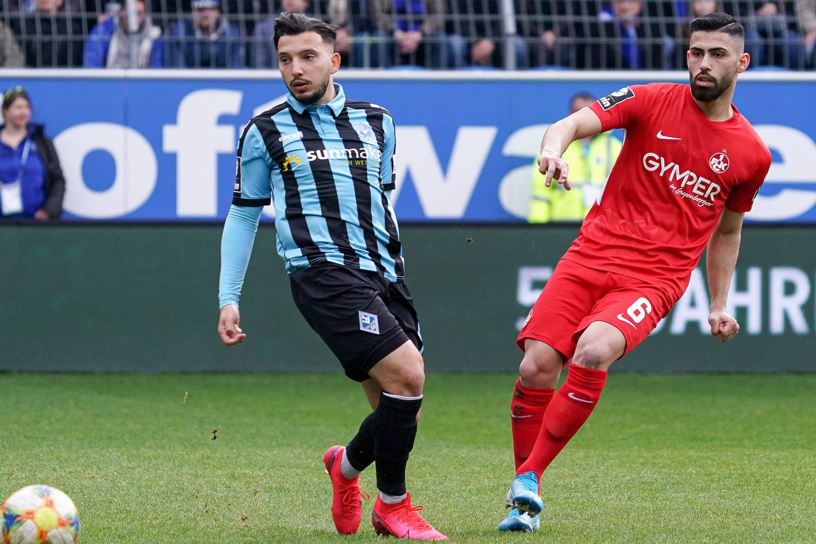 Arianit Ferati, Waldhof Mannheim, Hikmet Ciftci, FCK, 3. Liga Arianit Ferati von Waldhof Mannheim und Hikmet Ciftci vom FCK