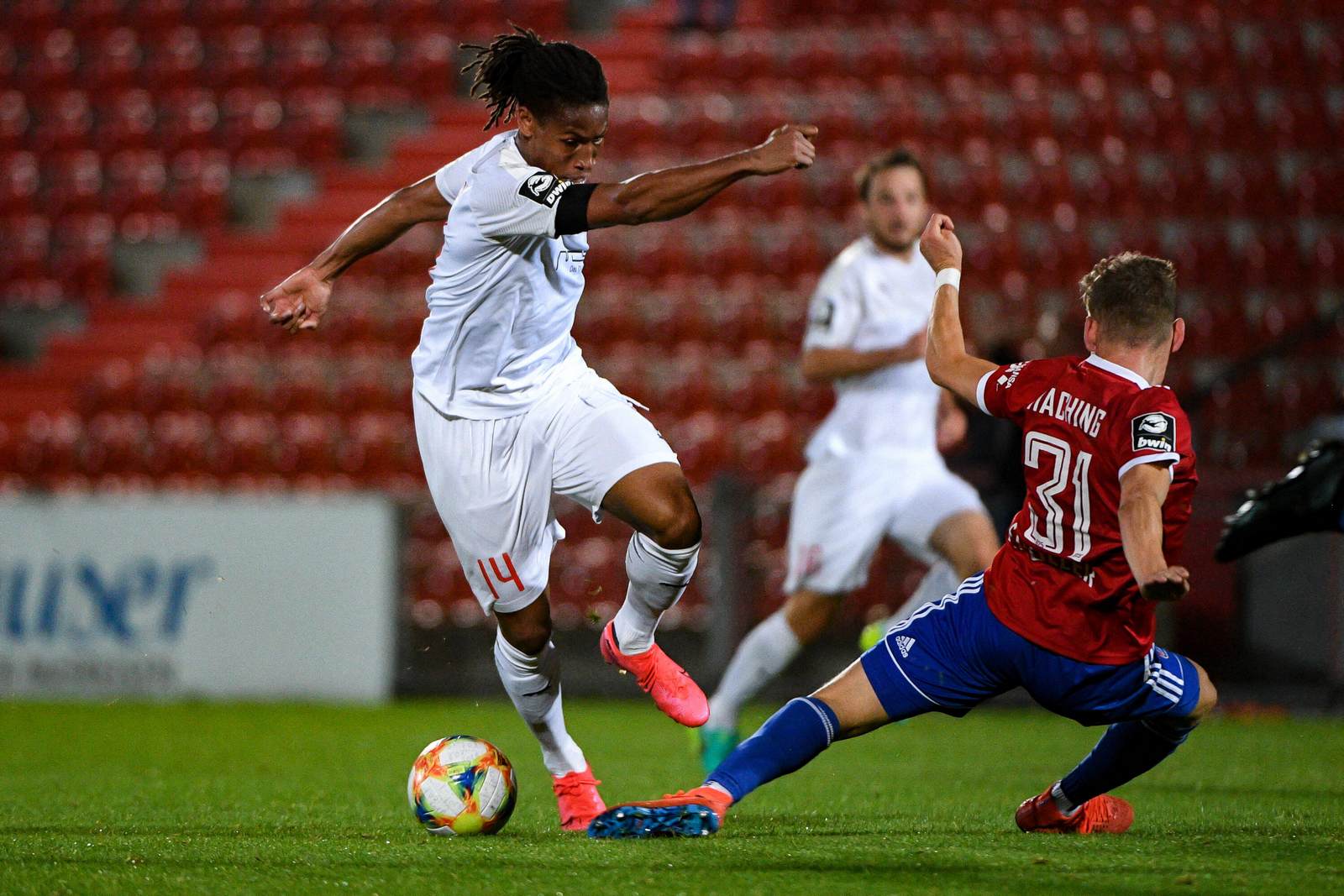 fc ingolstadt, spvgg unterhaching, caniggia elva, felix müller, 3. liga Caniggia Elva gegen Felix Müller