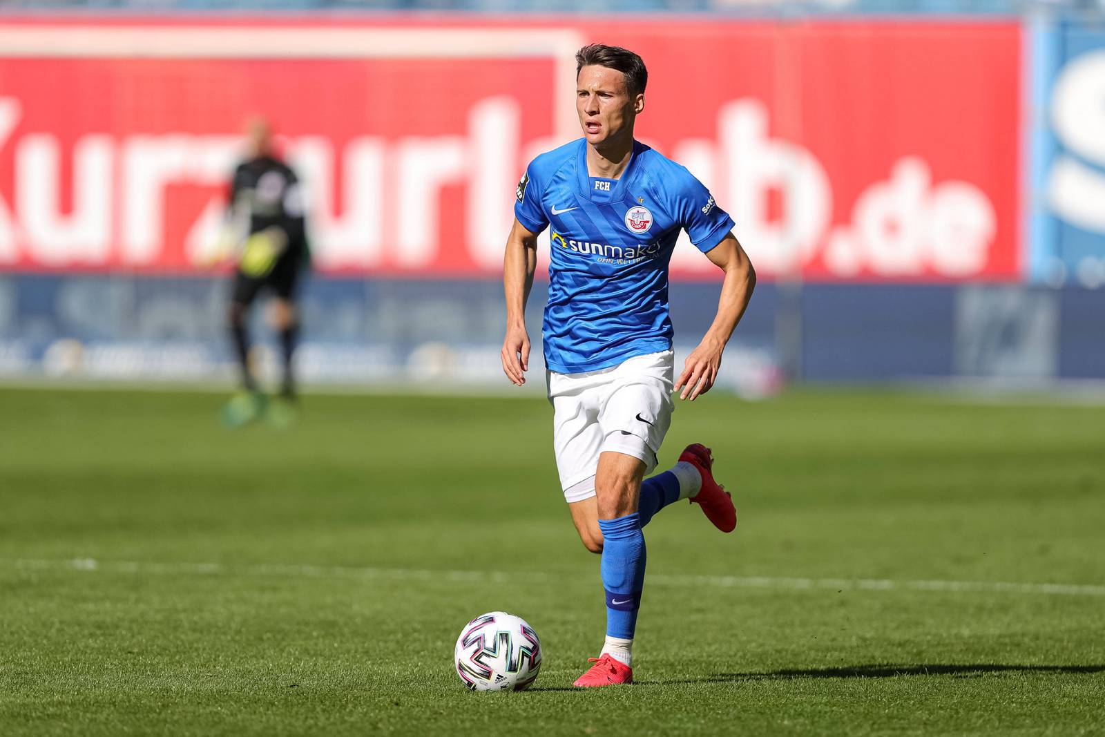 3. liga, hansa rostock, maurice litka Maurice Litka im Hansa-Dress.