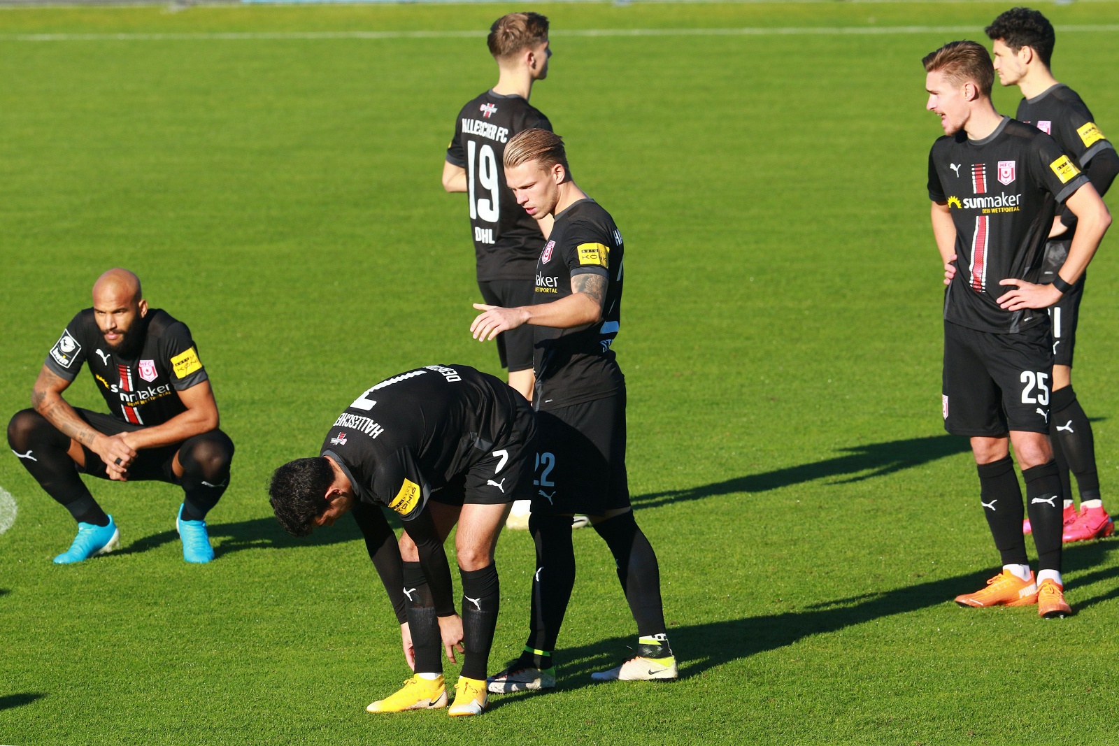 hfc, 3. liga HFC tröstet einander