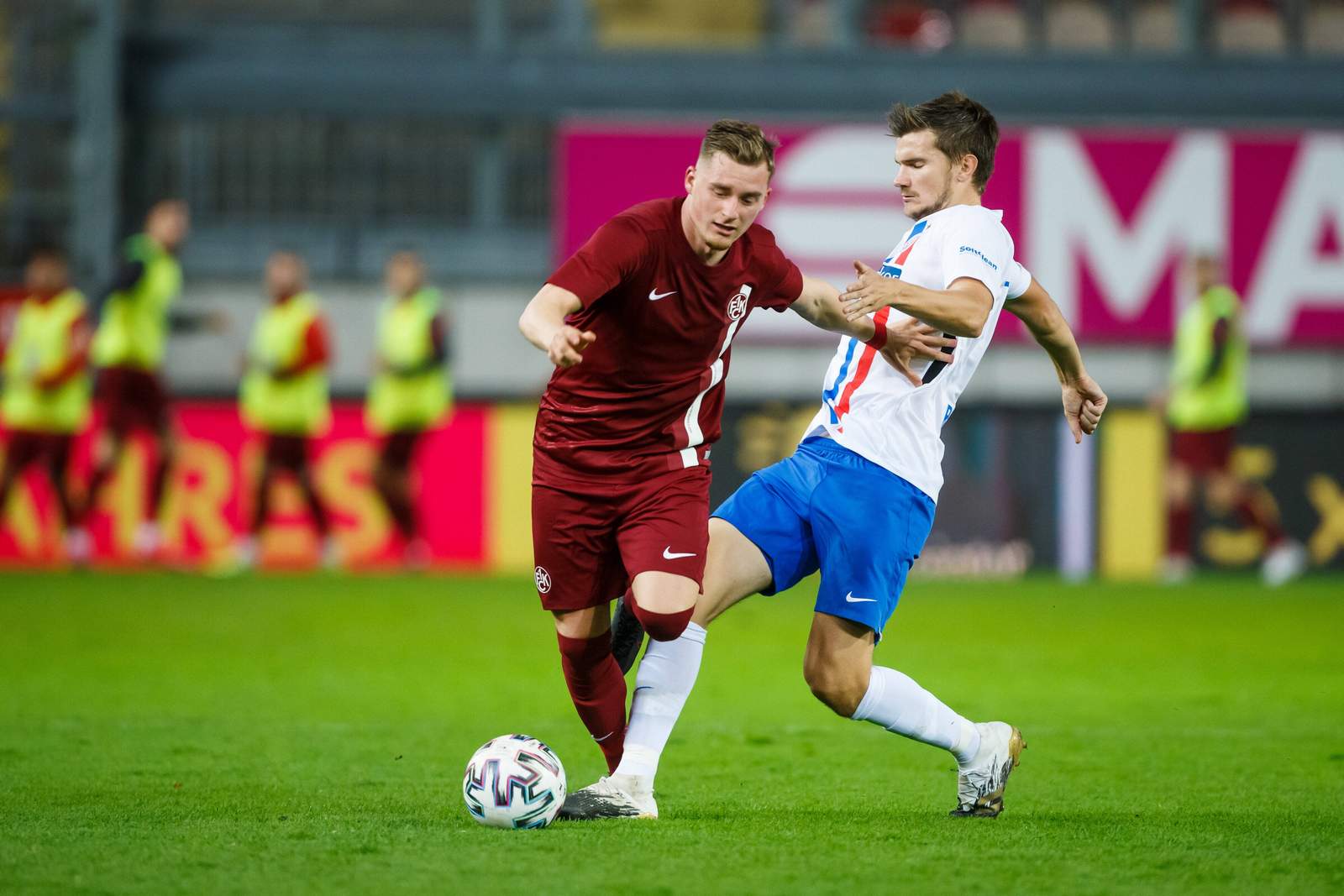3. liga, fck, marlon ritter, hansa rostock, björn rother Marlon Ritter gegen Björn Rother.